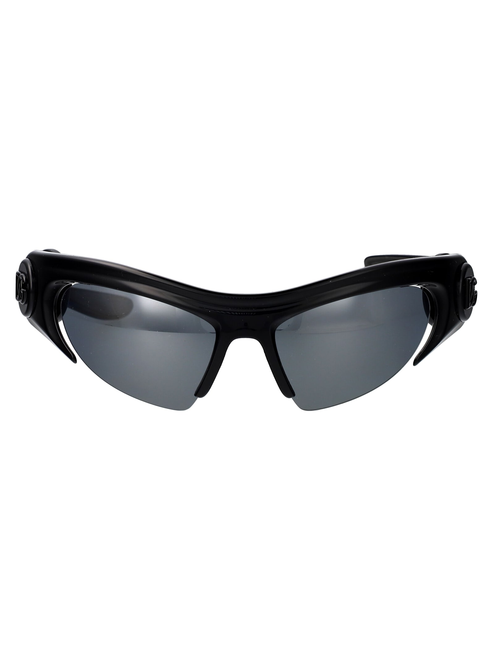 Shop Dolce &amp; Gabbana Eyewear 0dg6192 Sunglasses In 501/6g Black