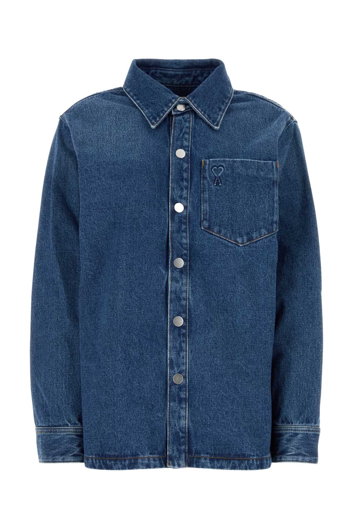 AMI ALEXANDRE MATTIUSSI DENIM SHIRT 