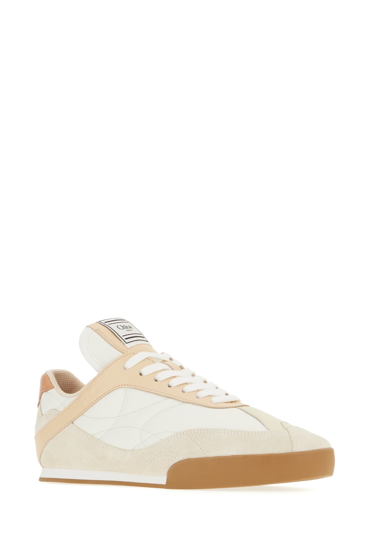 Chloé Multicolor Kick Leather And Suede Sneakers