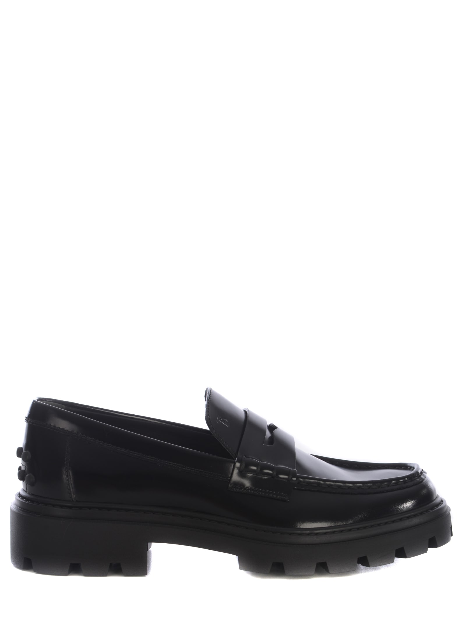 TOD'S MOCCASIN TODS MADE OF SEMI-GLOSS LEATHER