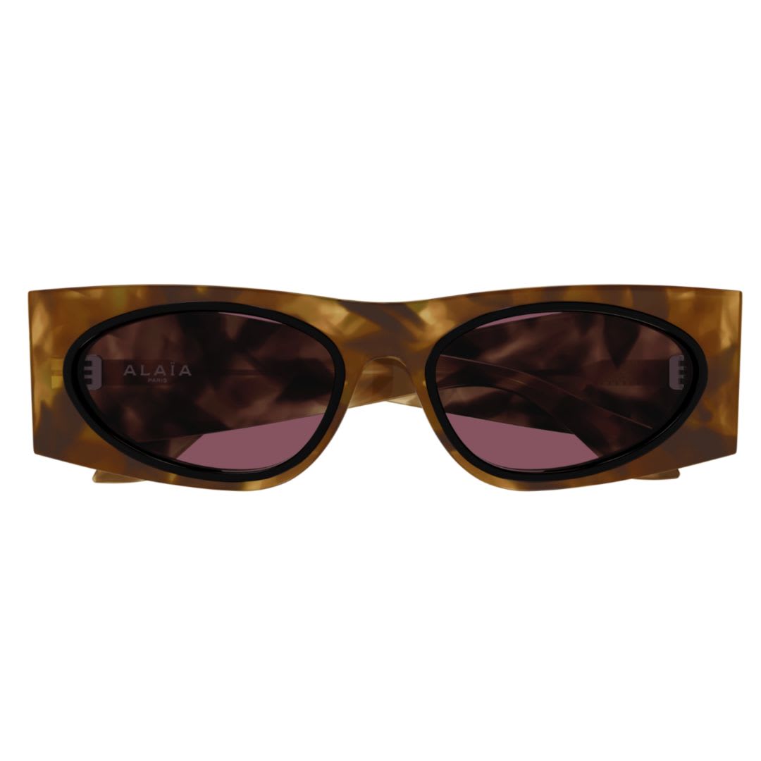 Alaïa Aa0085s003 Havana Havana Red In Brown