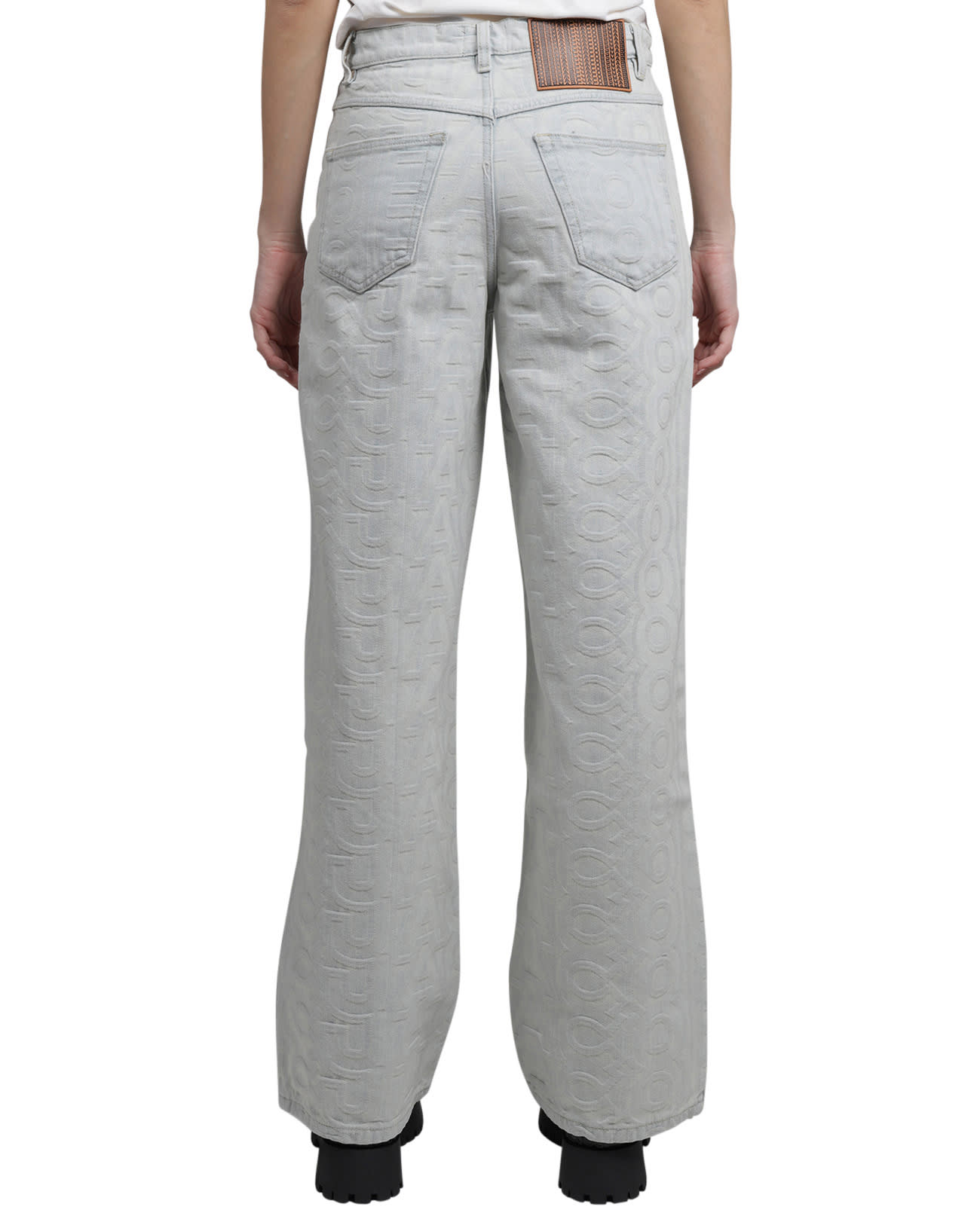 Shop Marc Jacobs Denim Monogram Pants