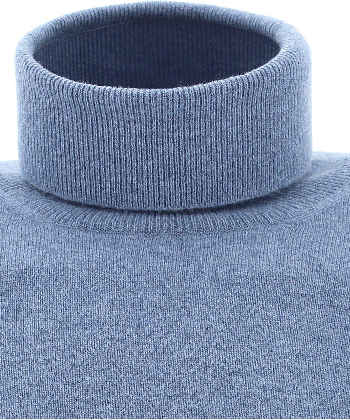 Shop Malo Rollneck Knitted Jumper