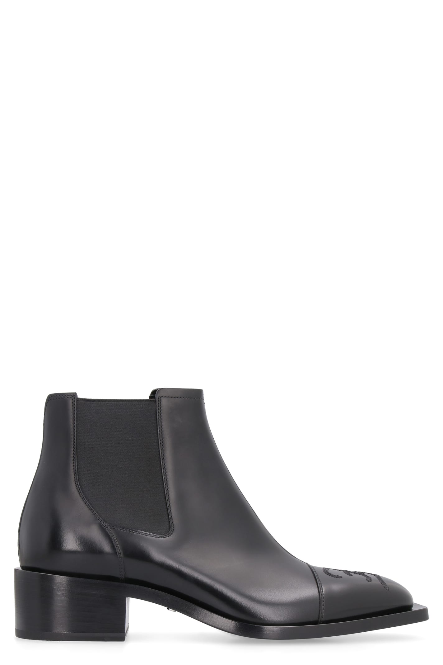 FENDI LEATHER CHELSEA BOOTS,11250719