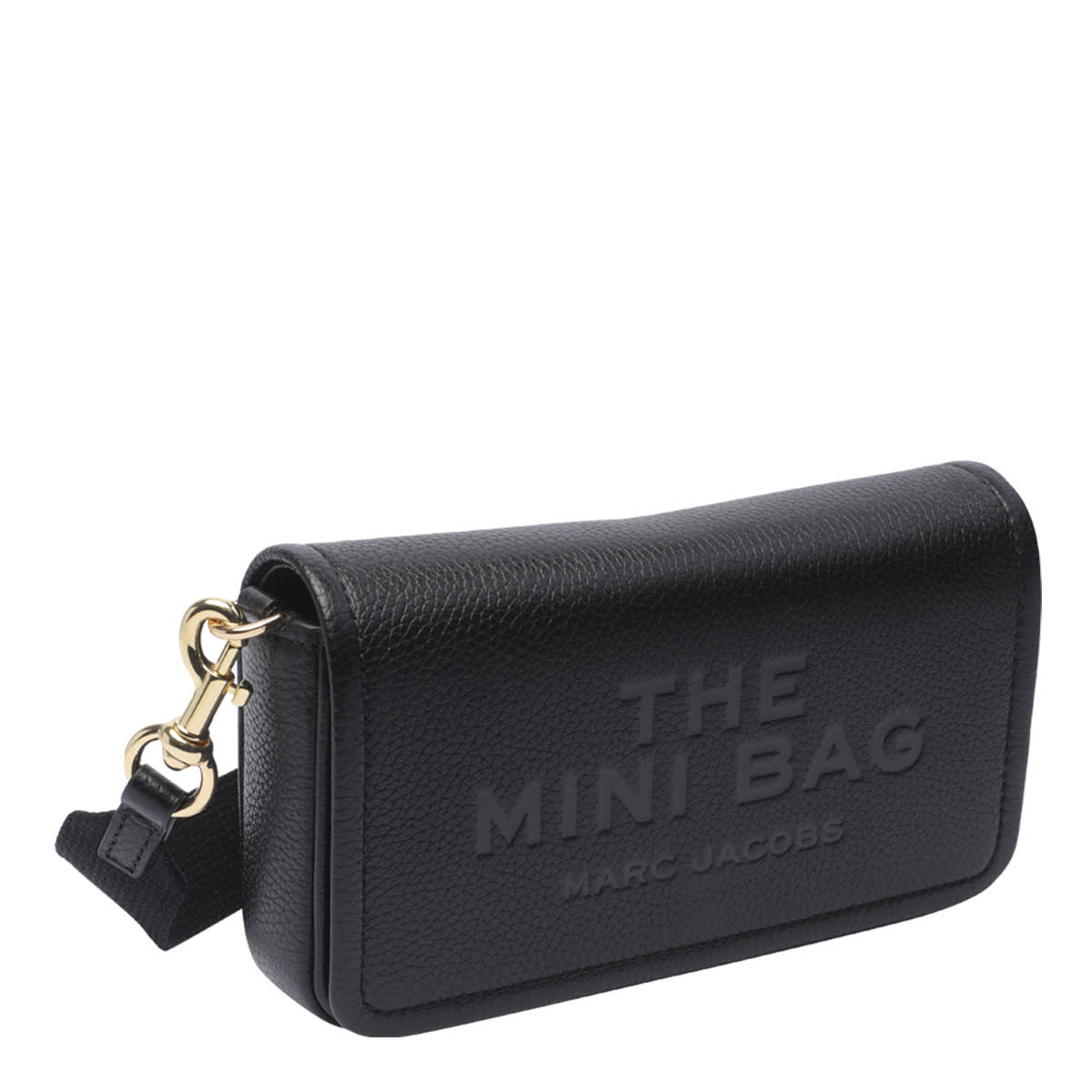 Shop Marc Jacobs The Mini Bag Crossbody Bag In Black