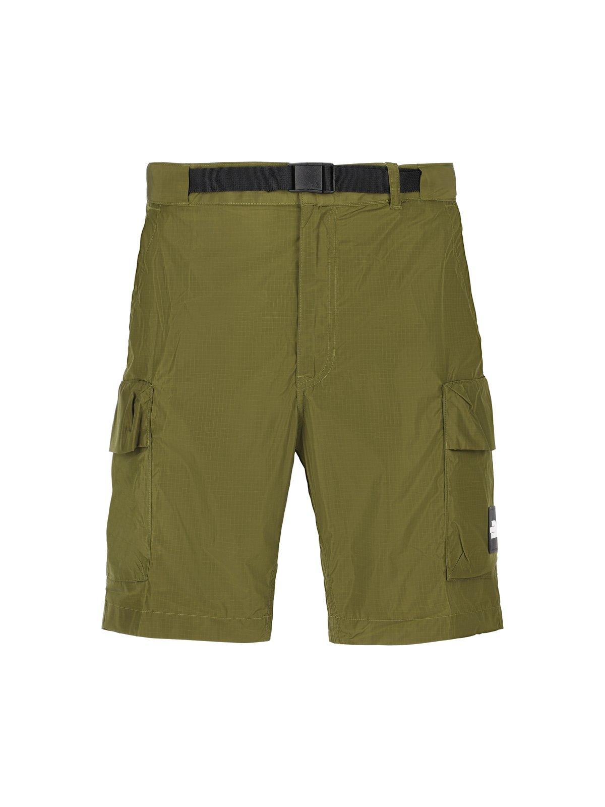 Belted Bermuda Cargo Shorts