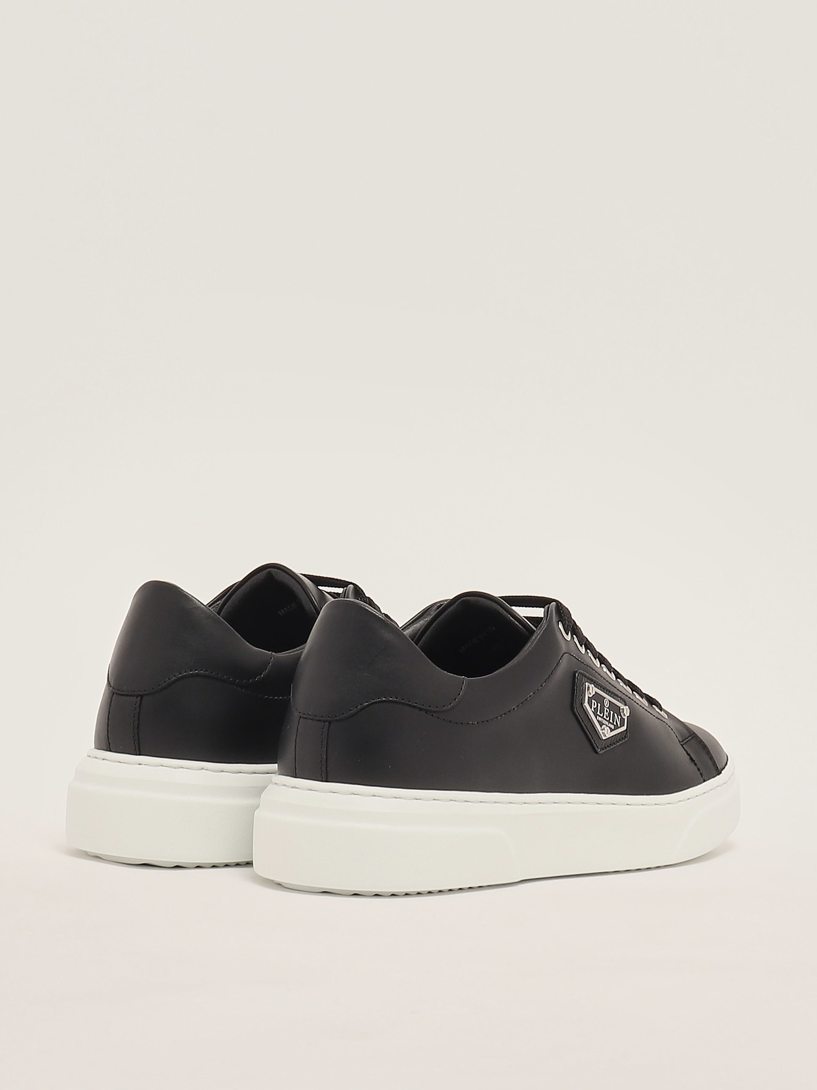 Philipp Plein Lo-top Iconic Plein Sneaker In Black