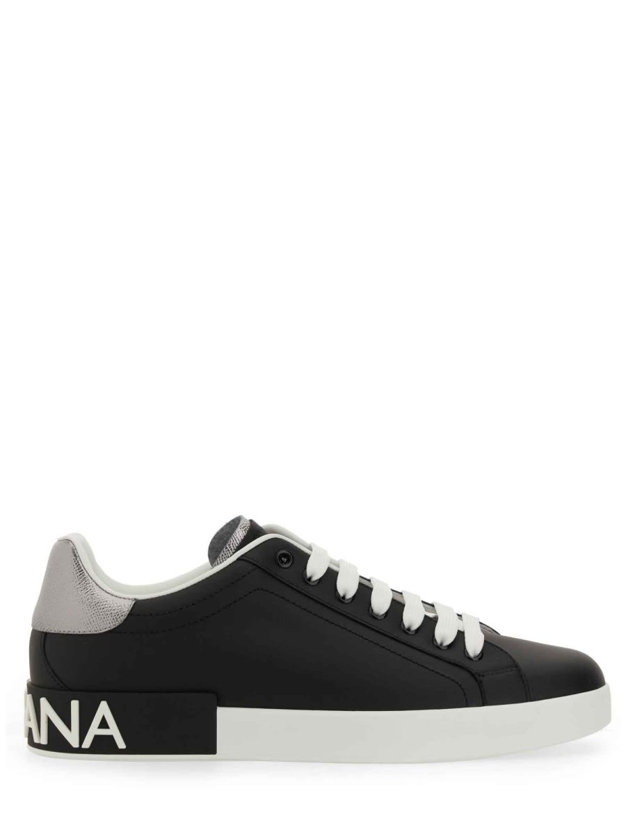 Shop Dolce & Gabbana Portofino Sneaker In Black