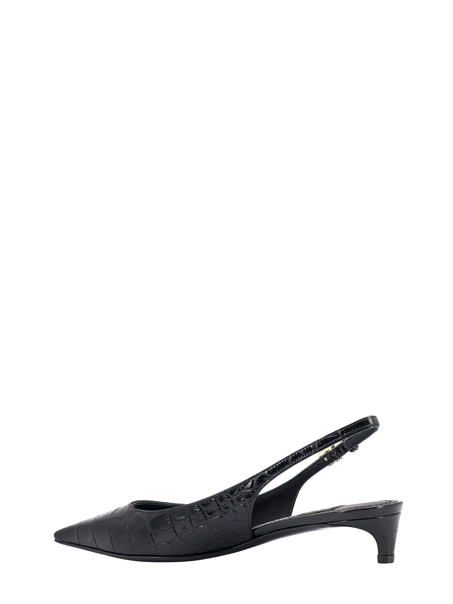 Shop Dolce & Gabbana Slingback In Black