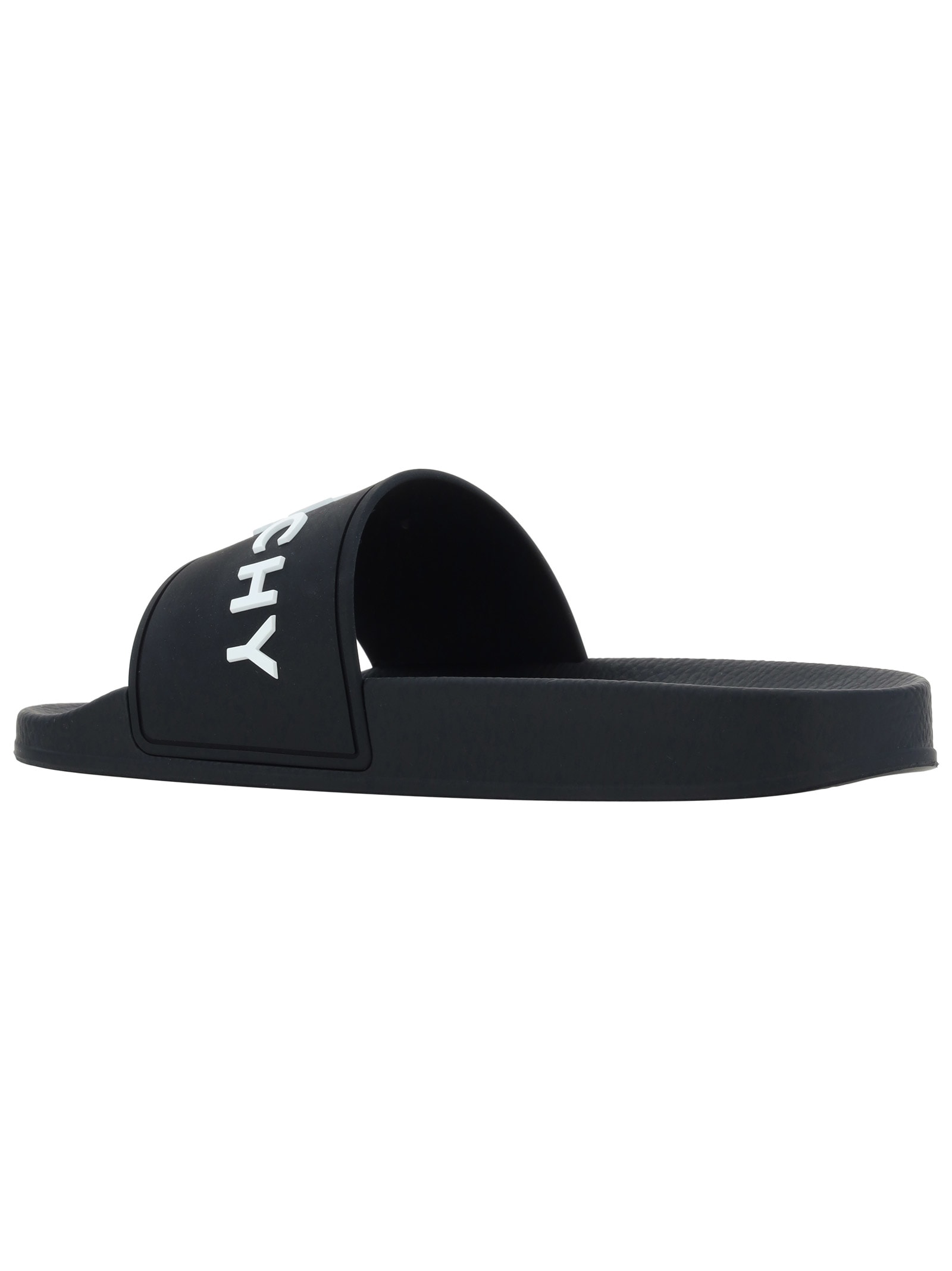 Givenchy 4g Leather-trimmed Embroidered Raffia Slides In Black