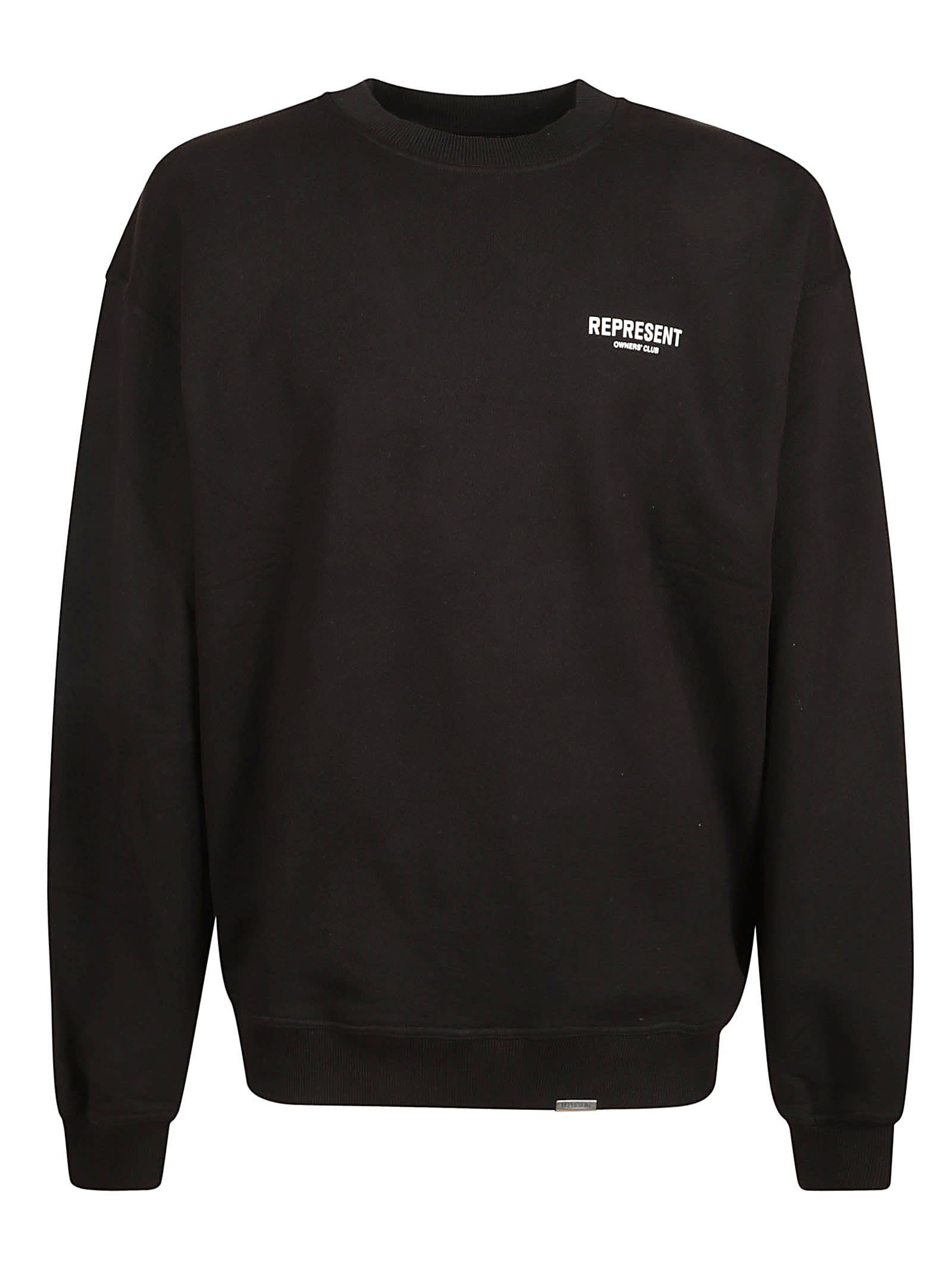 Shop Represent Owners Club Sweatshirt In Black