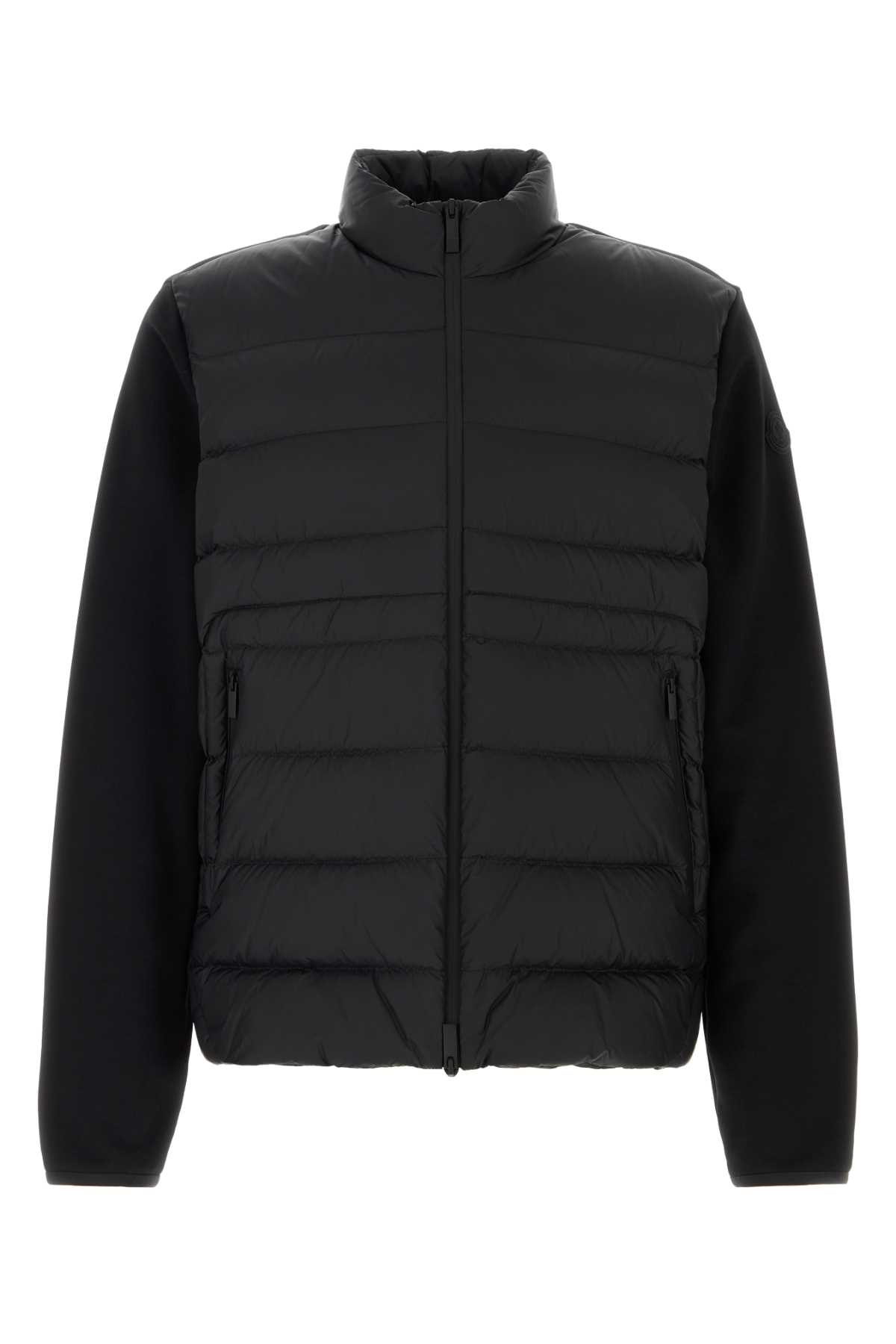 Moncler Black Cotton Cardigan