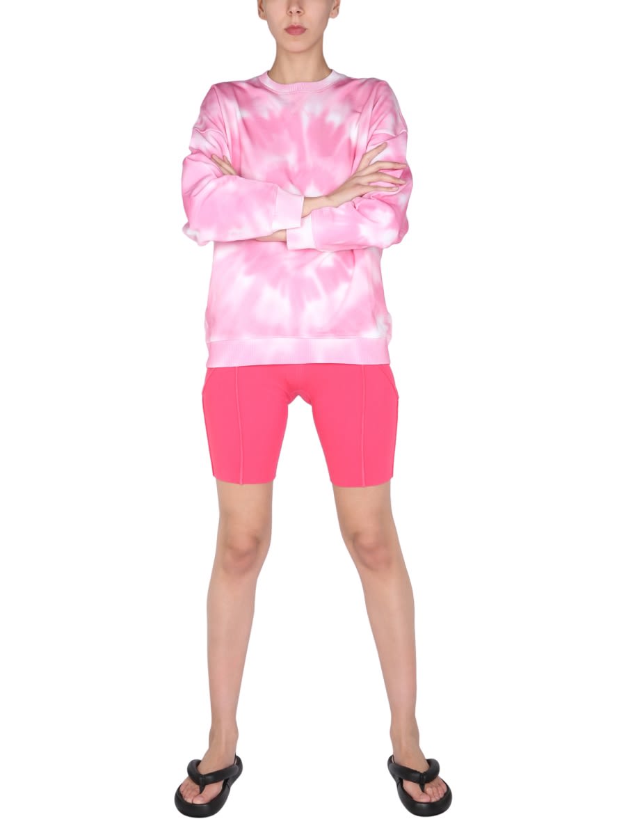 Red Valentino Tie-dye Pattern Sweatshirt In Pink