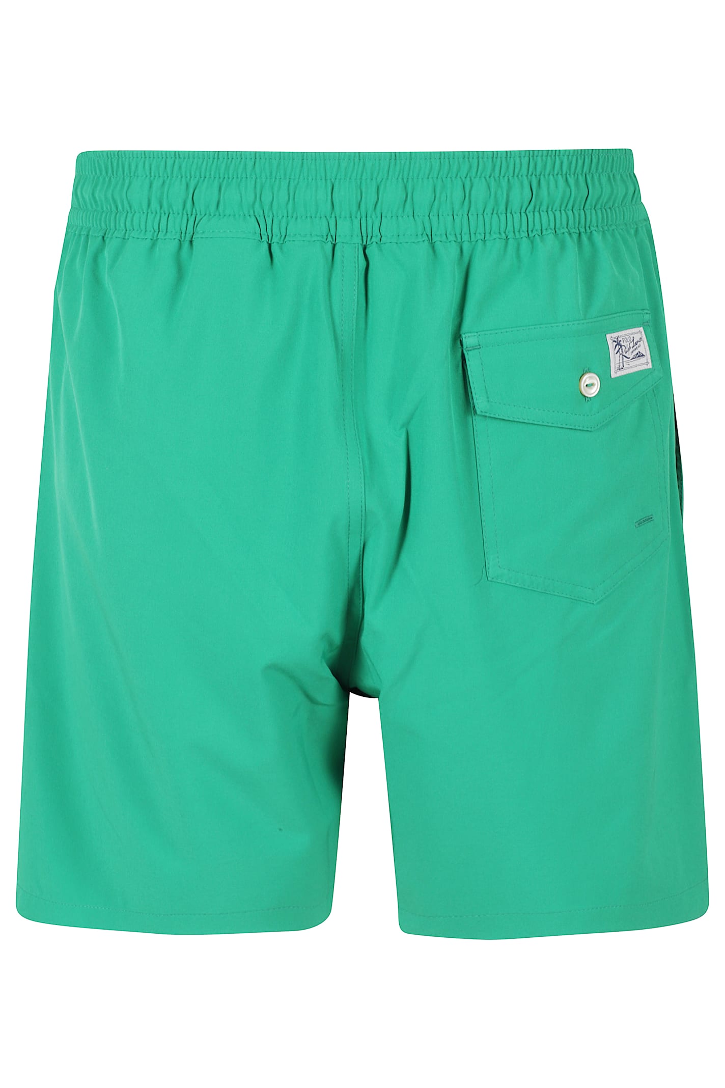 Polo Ralph Lauren 5.75-inch Traveler Classic Swim Trunk Man Swim Trunks Green Size Xxl Recycled Poly In Green