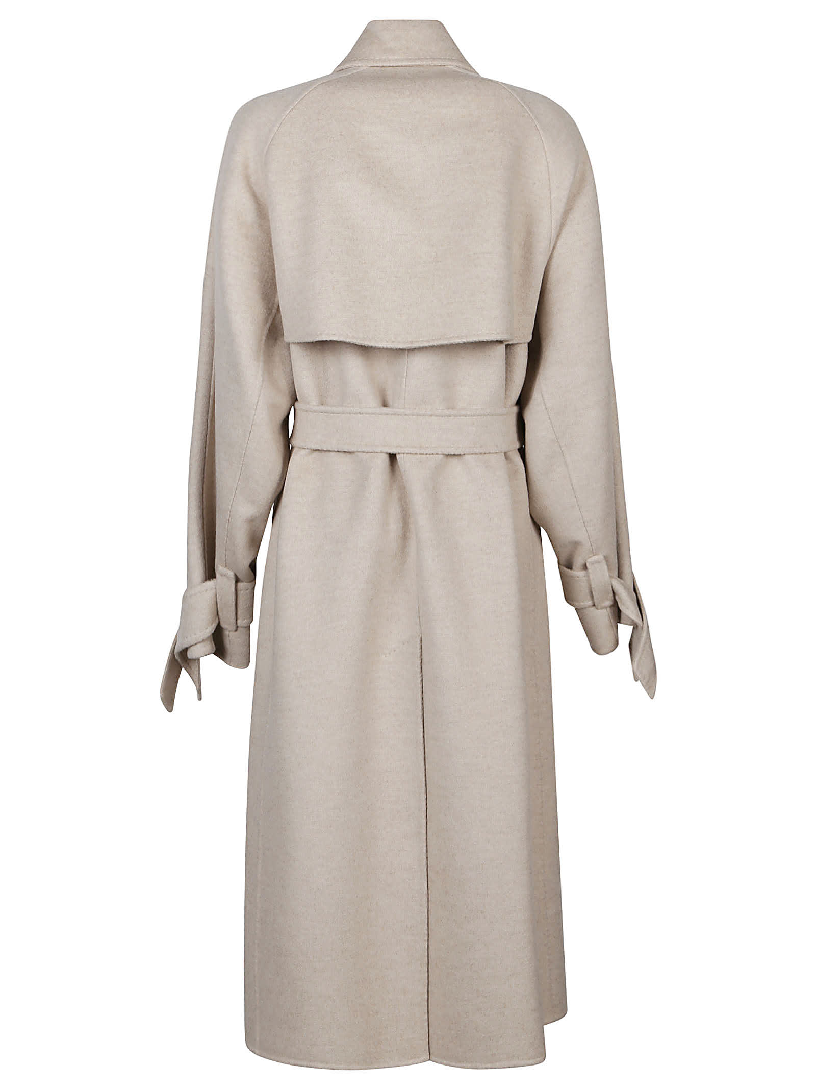 Shop Max Mara Falcone Coat In Cacha Chiaro