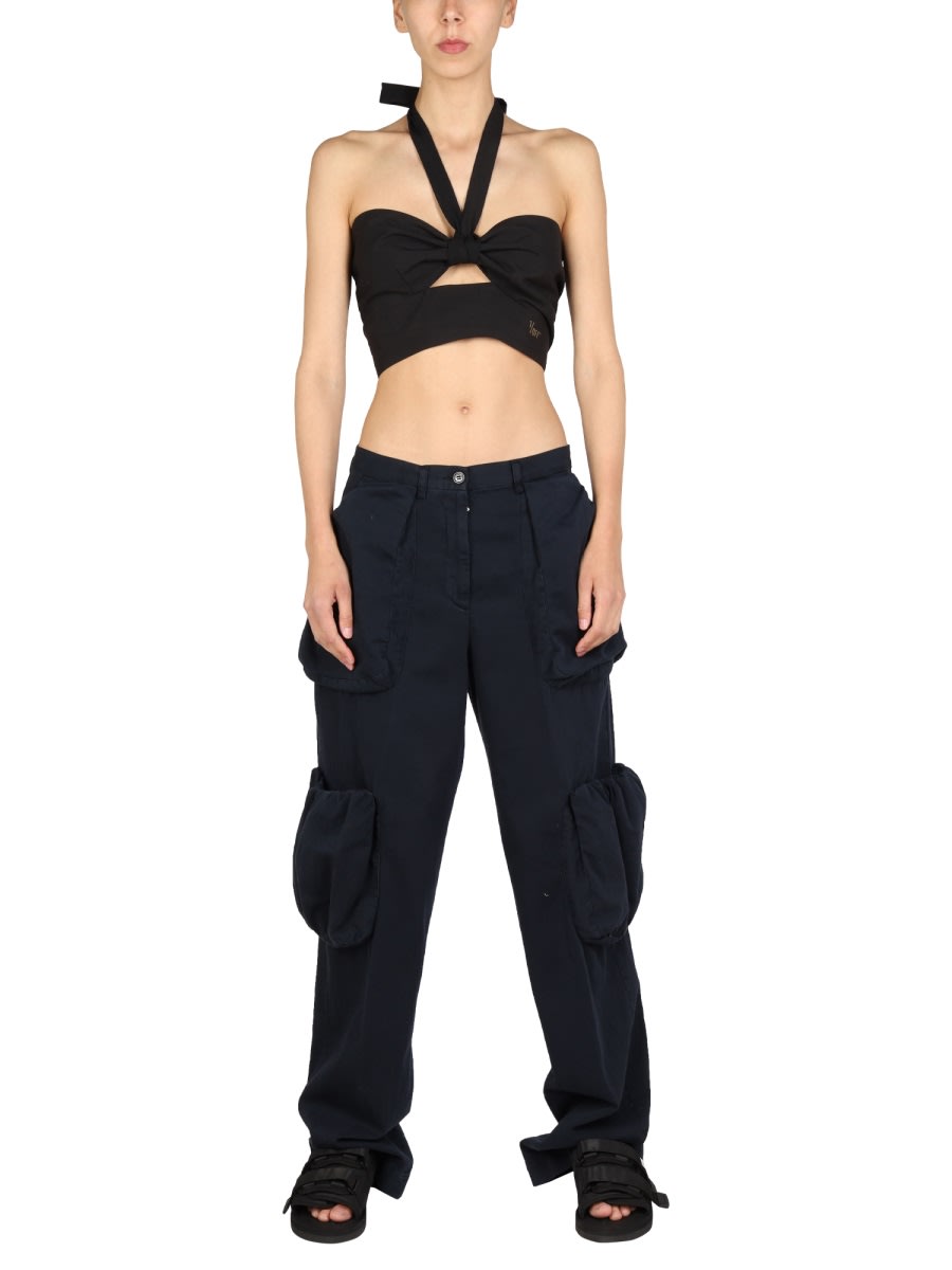 Shop 1/off Top With Crossed Straps In Black
