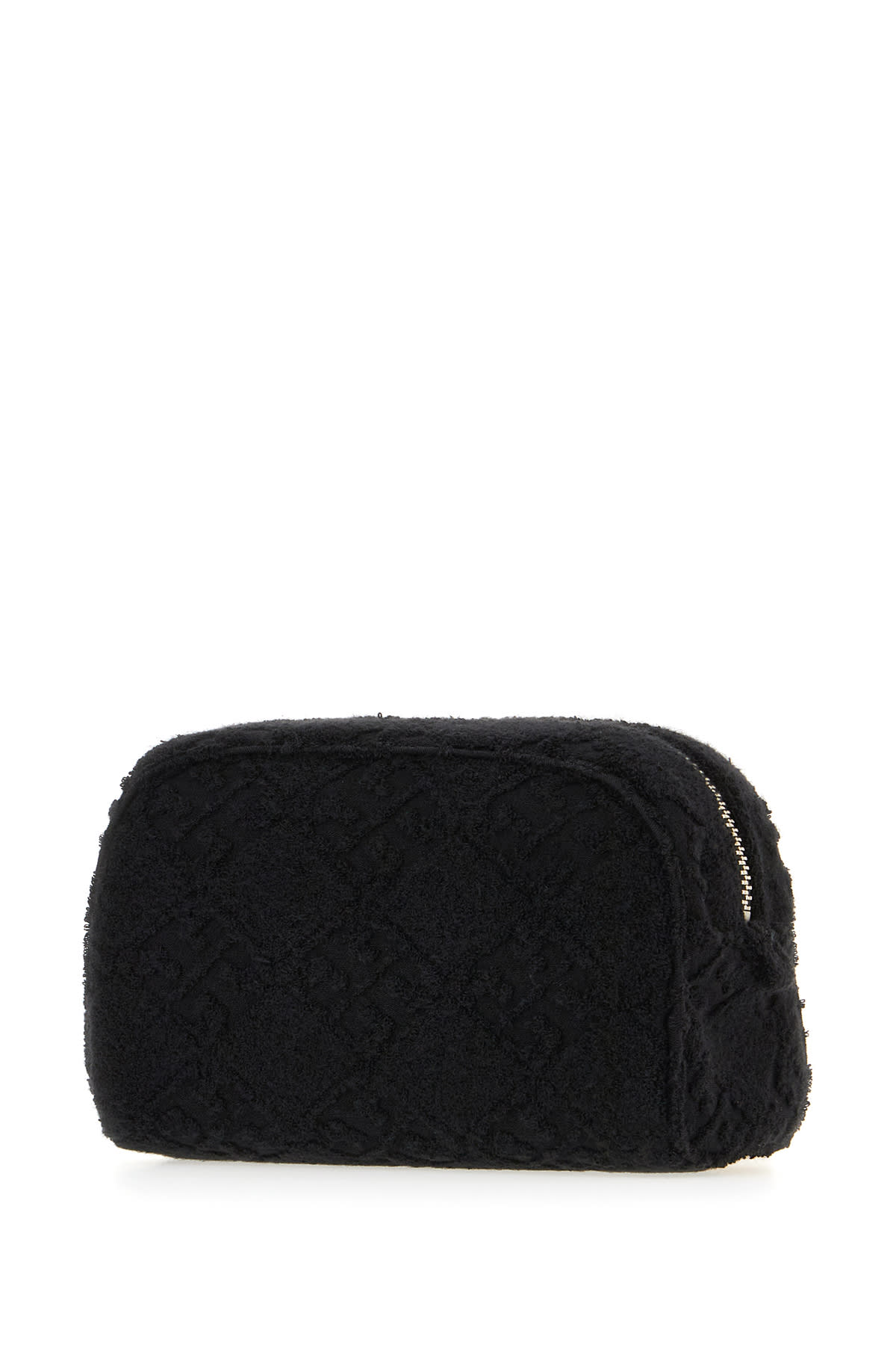 Tory Burch Black Fabric Clutch In Black