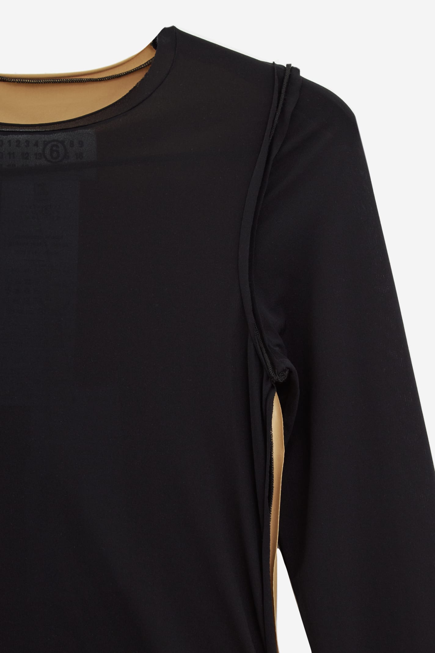 Mm6 Maison Margiela Topwear In Black
