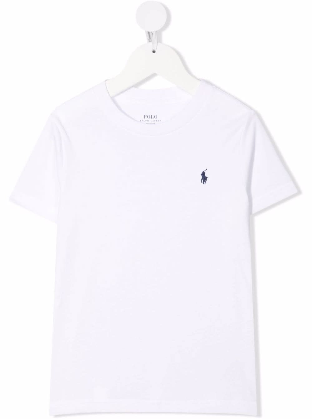 Ralph Lauren White Cotton T-shirt With Logo