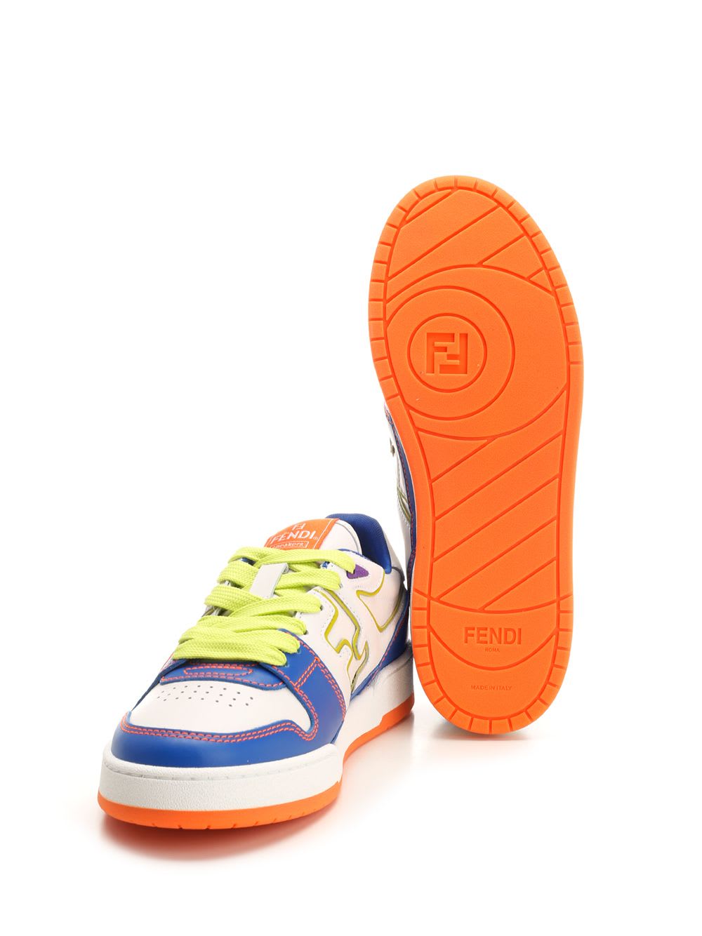 Shop Fendi Match Sneakers In Multicolor