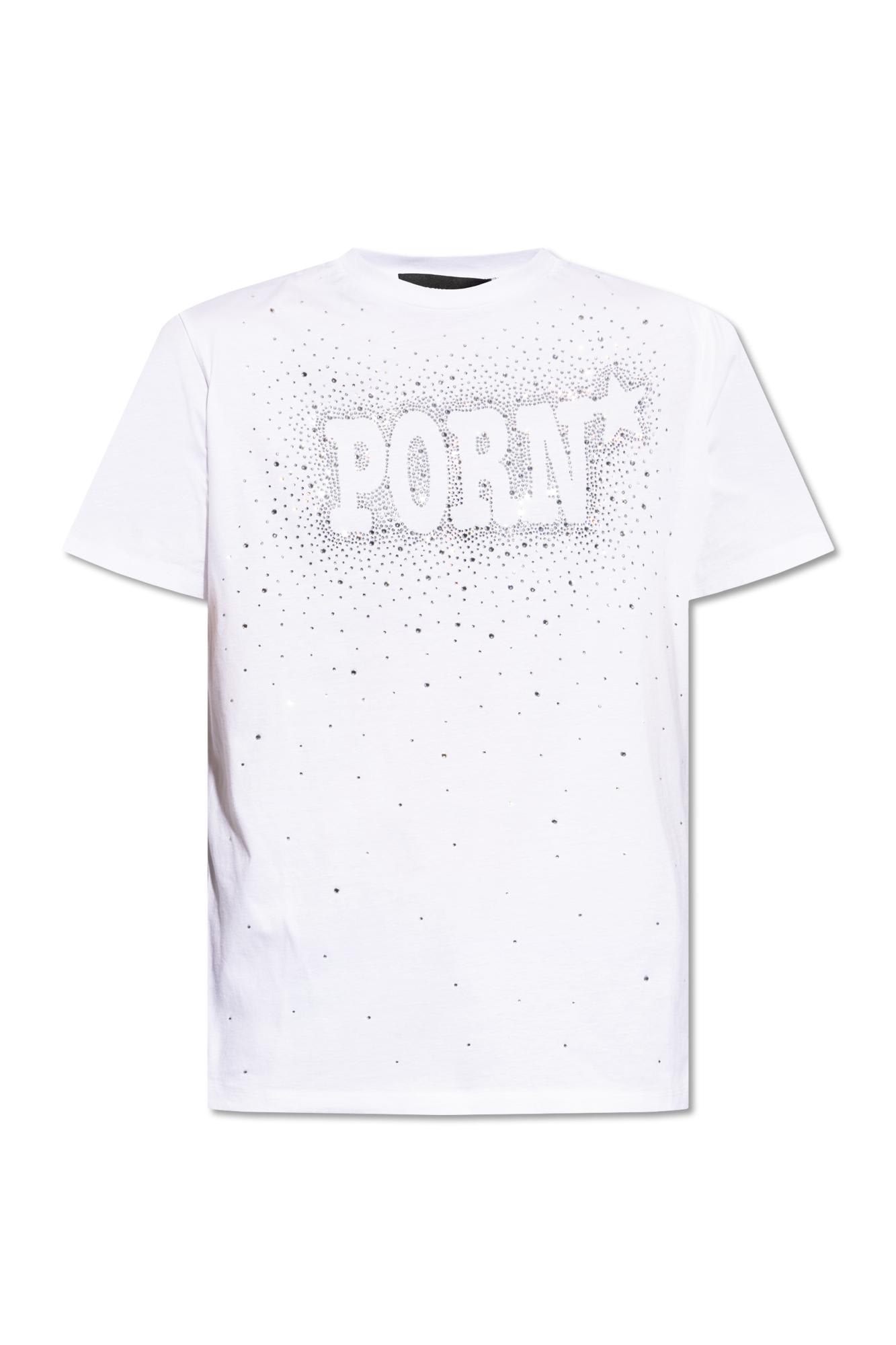 T-shirt With Sparkling Crystals