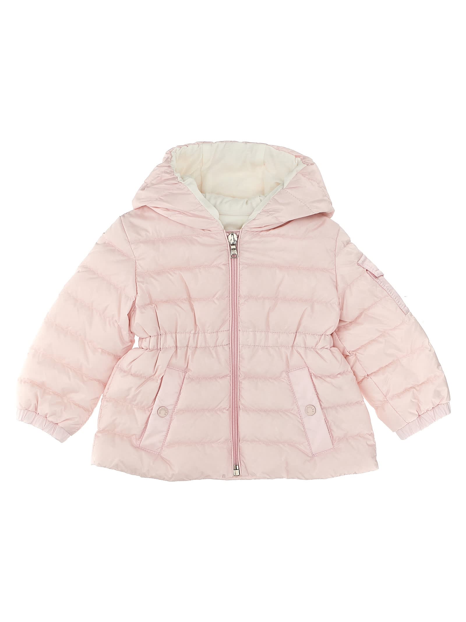 Moncler Babies' Dalles Down Jacket In Pink