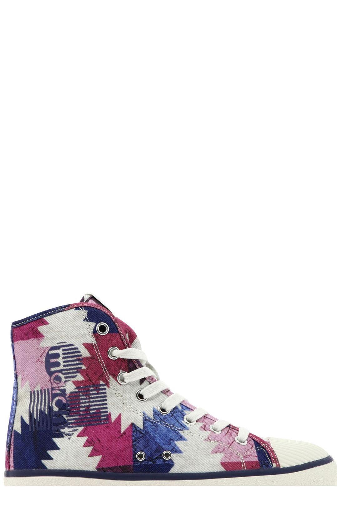 Isabel Marant Logo Printed Lace-up Sneakers