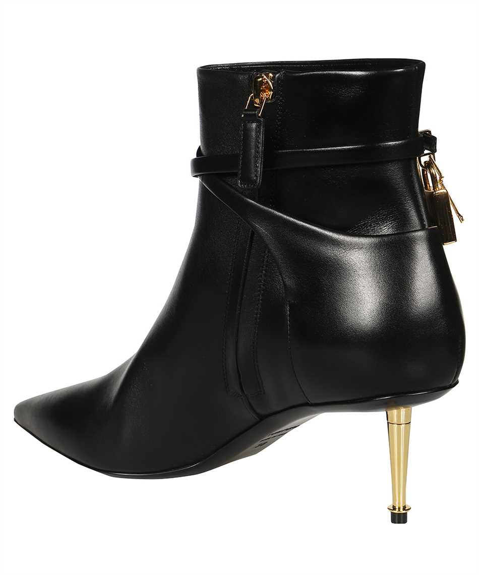 Shop Tom Ford Leather Ankle Boots In Black