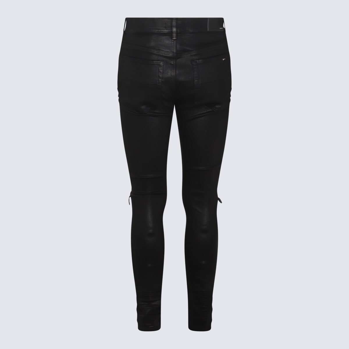 Shop Amiri Black Cotton Denim Jeans