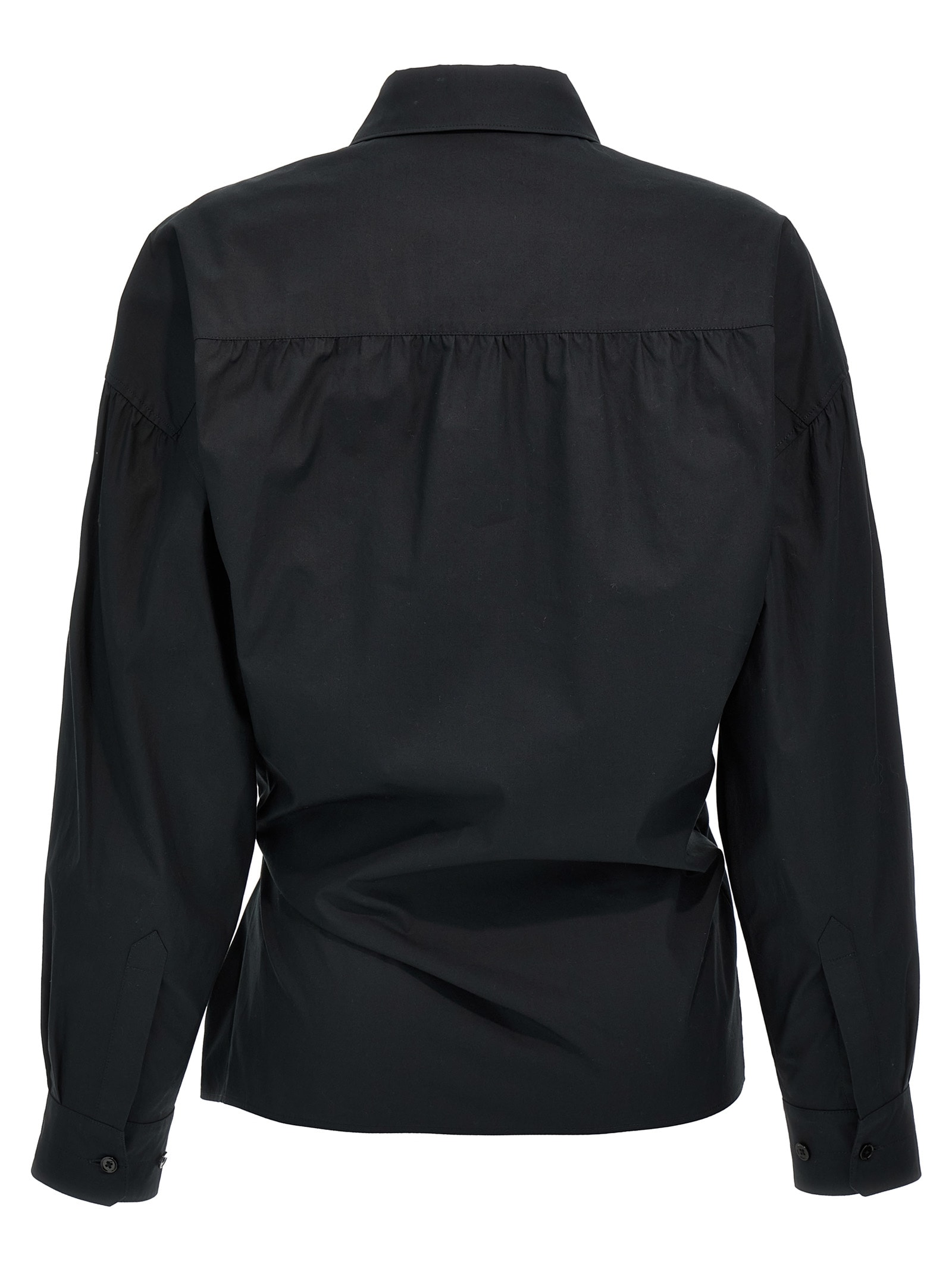 LEMAIRE STRAIGHT COLLAR TWISTED SHIRT