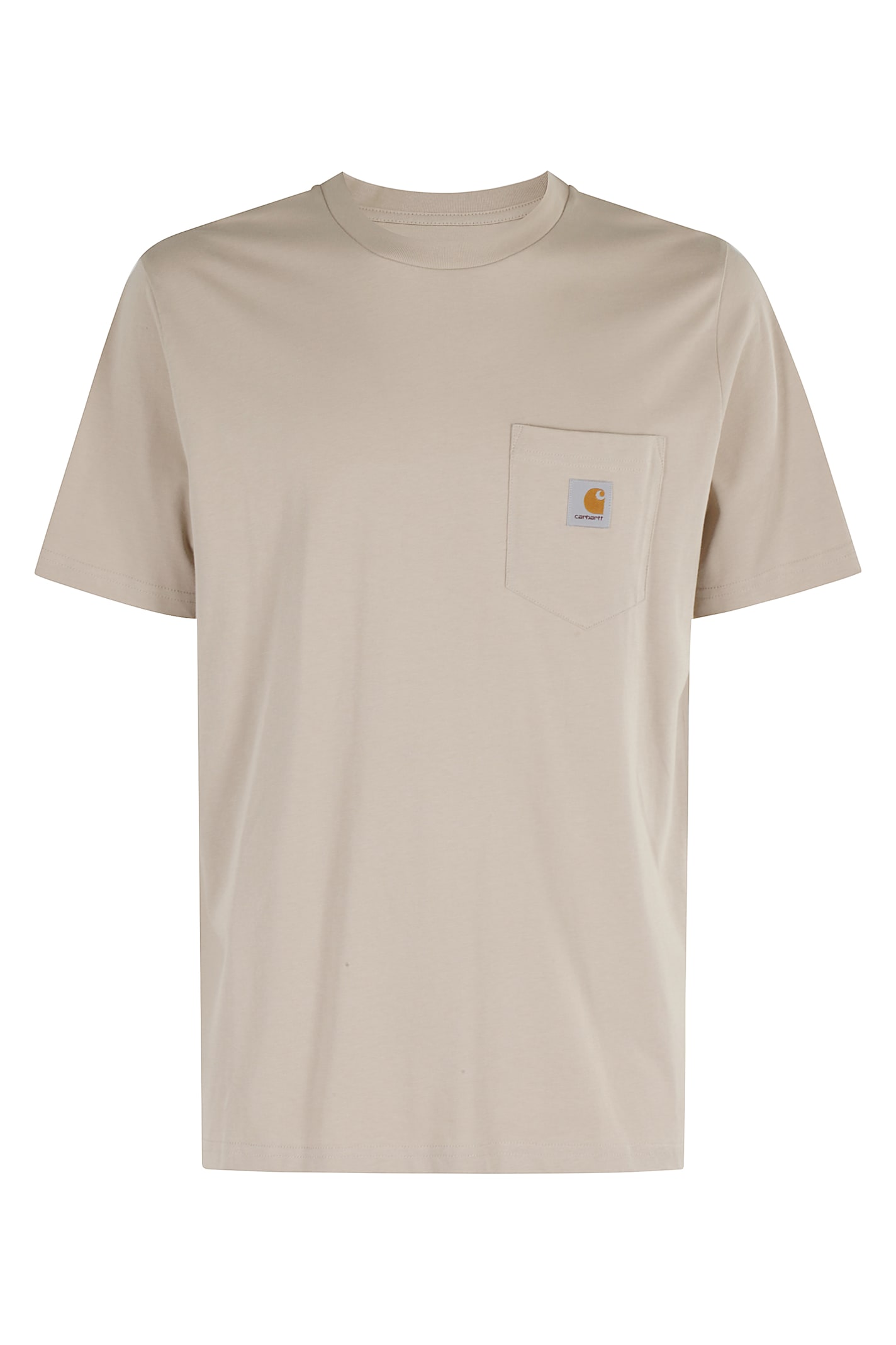 Carhartt Short Sleeve Pocket T Shirt Wall In Neutral