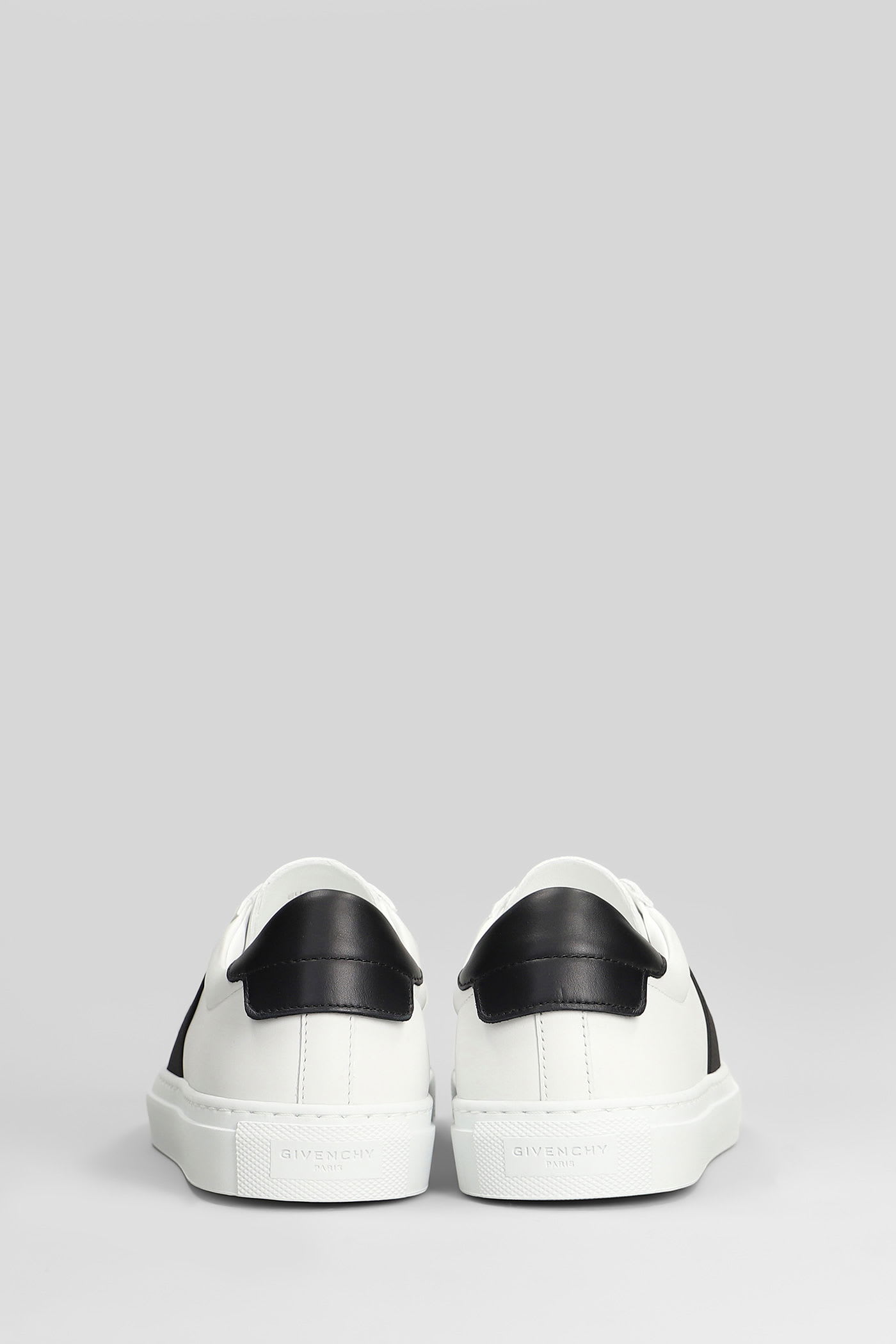 Givenchy Sneaker Urban Street In Pelle Con Fascia Elasticizzata In White