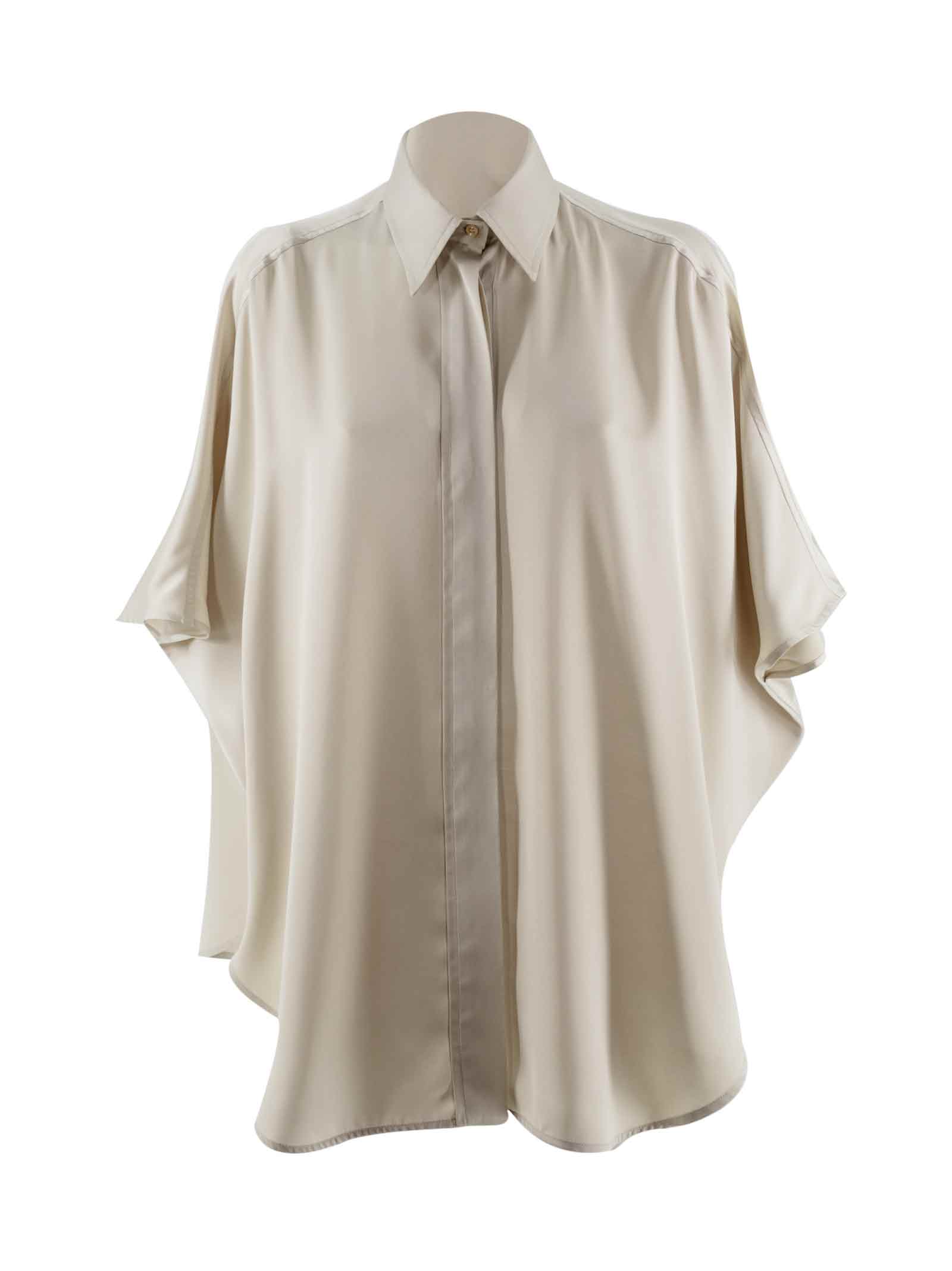 Brunello Cucinelli Satin Short-sleeve Shirt
