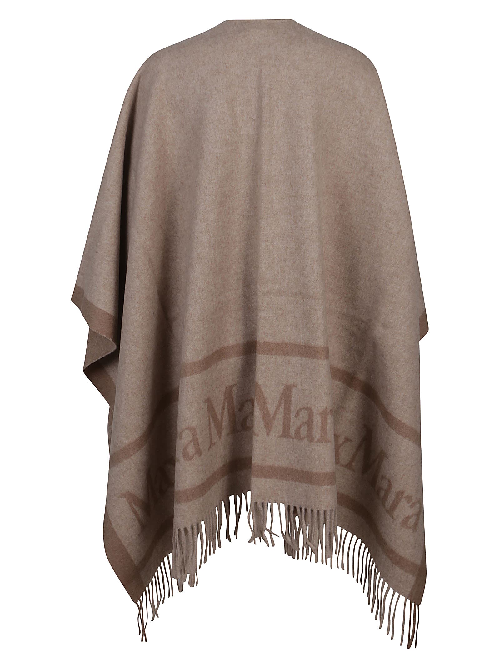 Shop Max Mara Hilde Poncho In Cacha