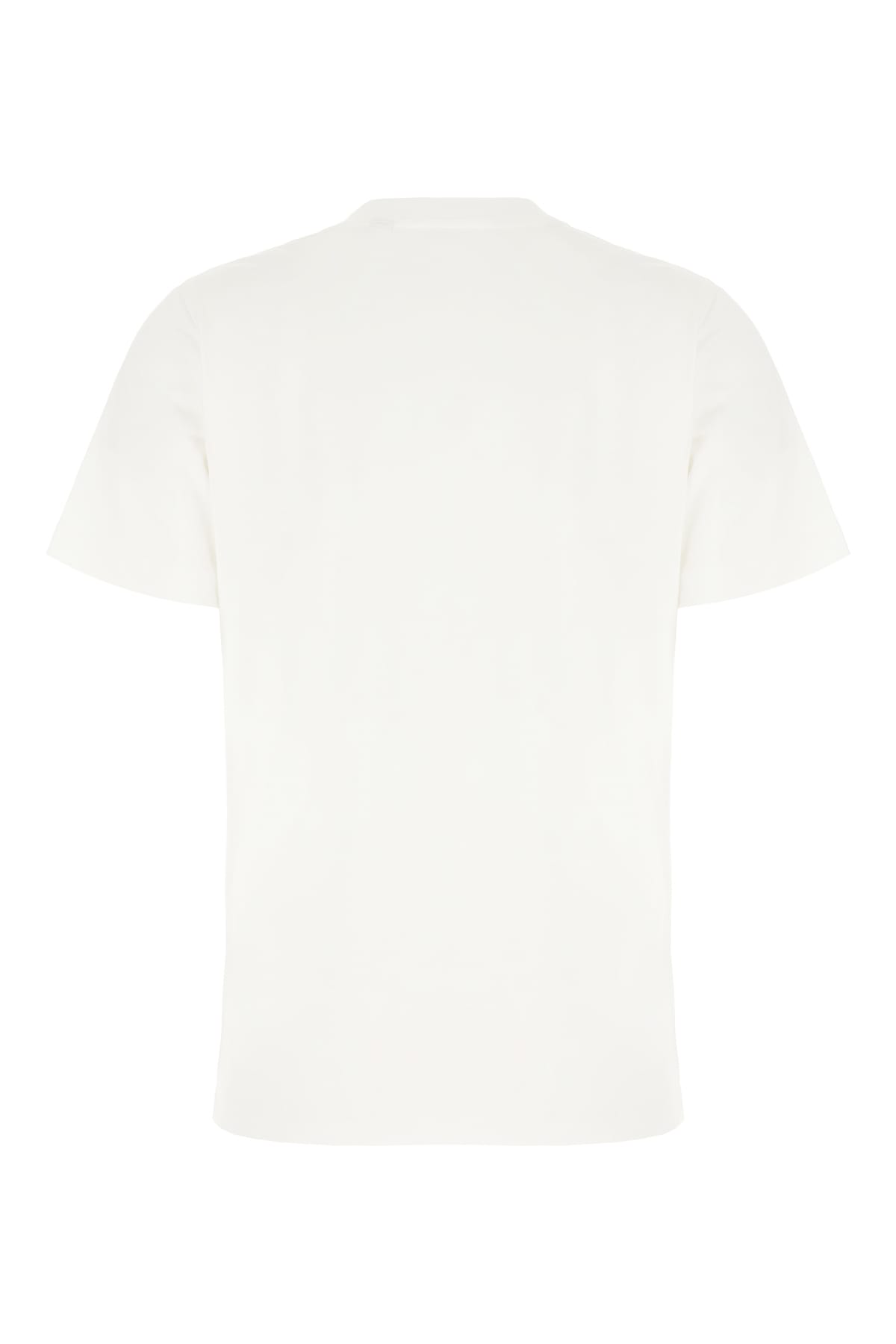 Shop Burberry White Cotton T-shirt In A1464