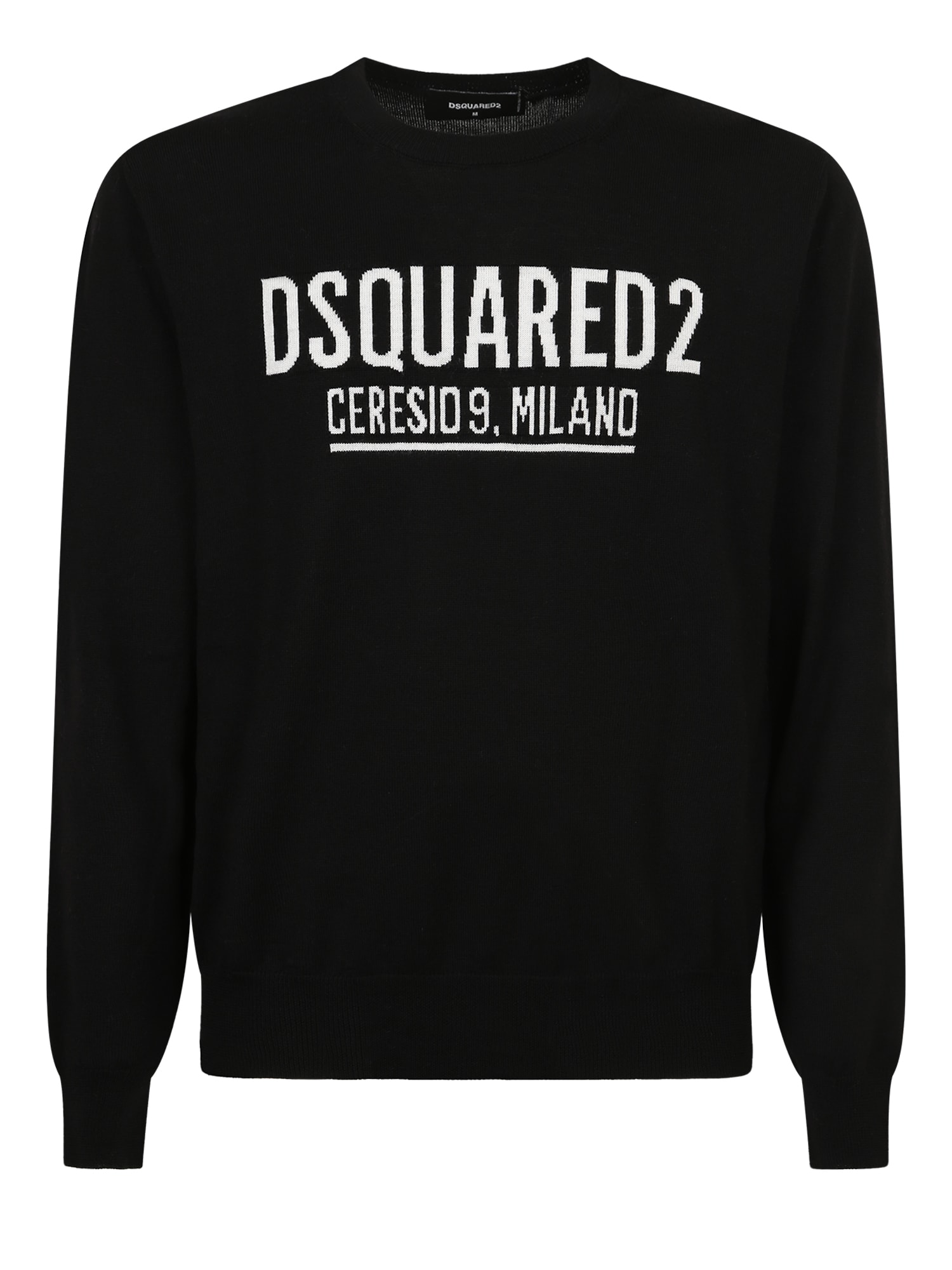 Shop Dsquared2 Branded Sweater In Black