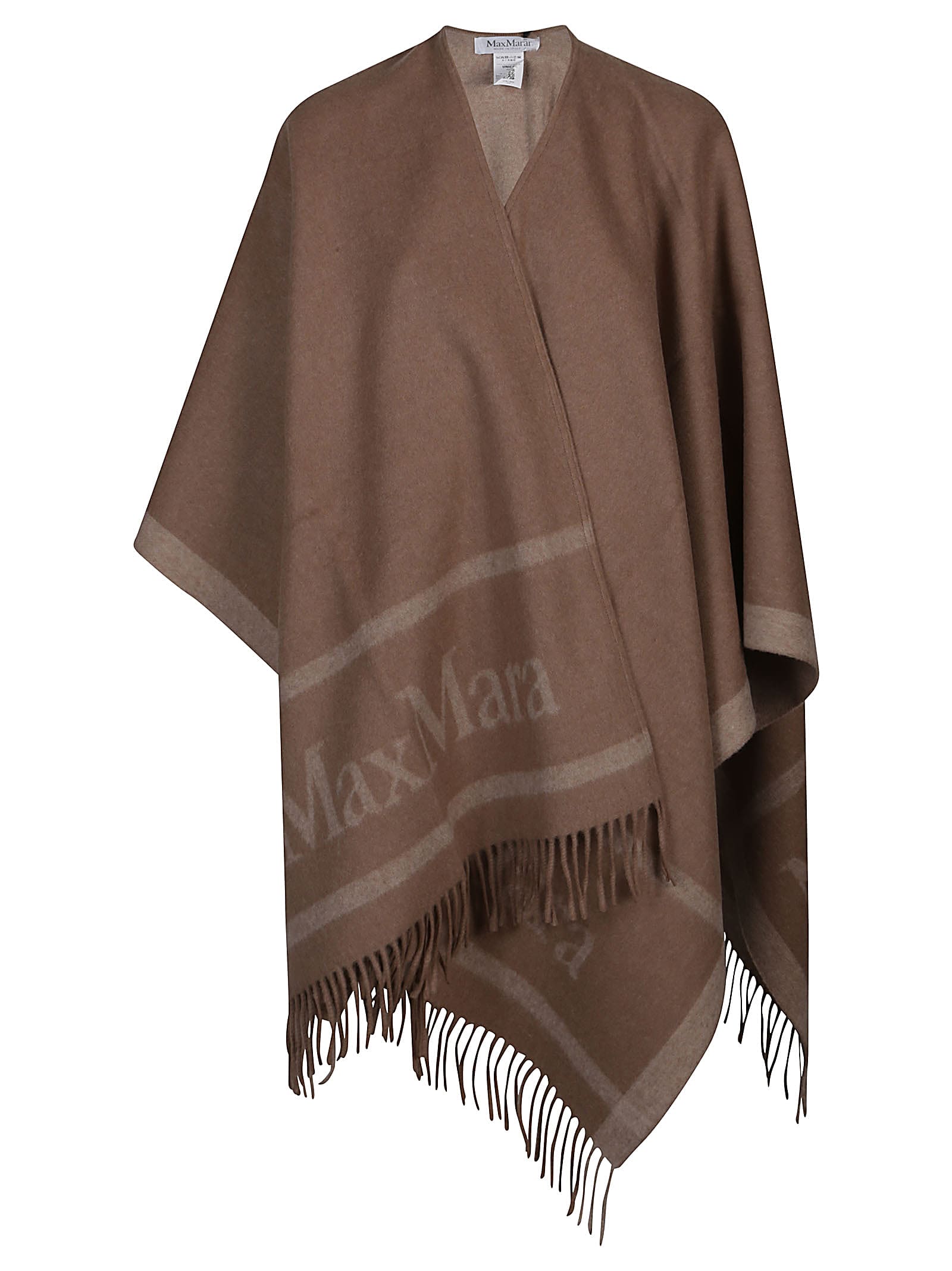 Shop Max Mara Hilde Poncho In Cammello