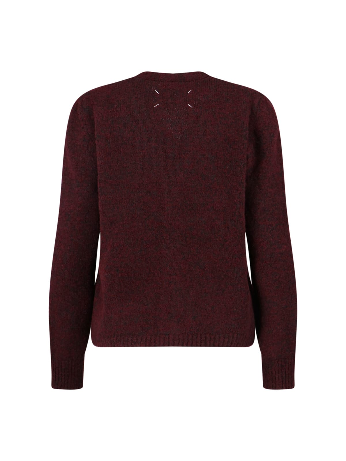 Maison Margiela Knitwear Crewneck Long Sleeves In Red