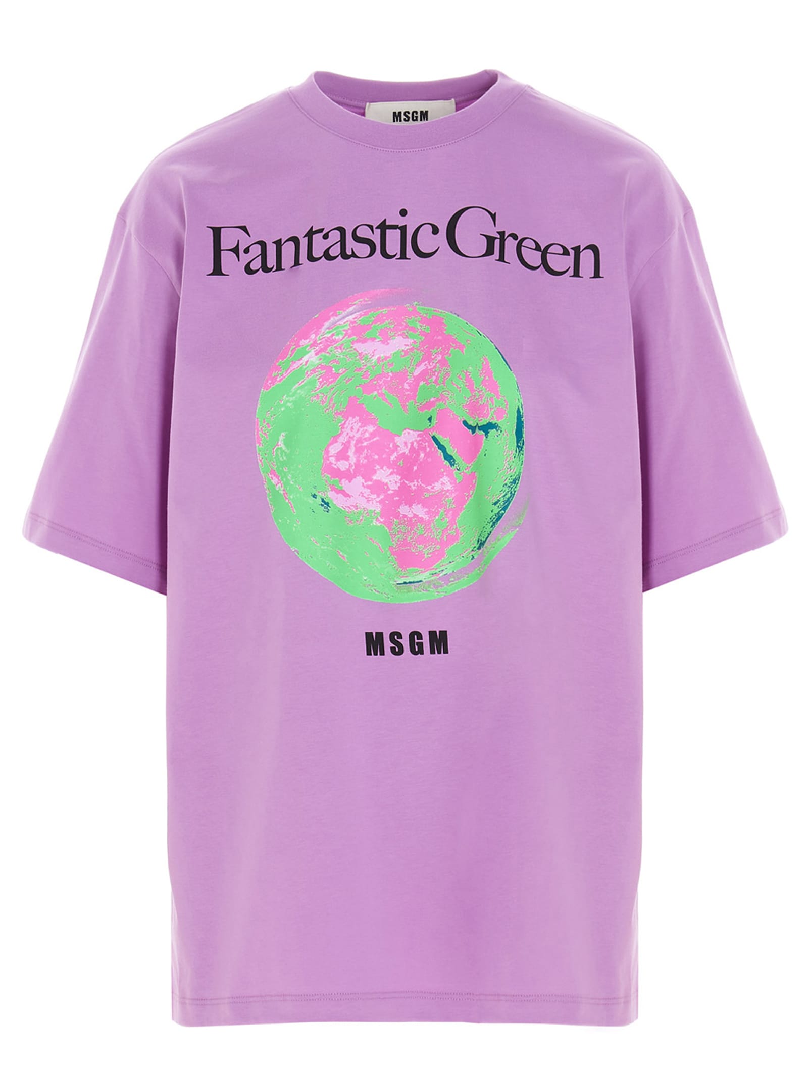 Msgm fantastic Green Caspule Eco T-shirt