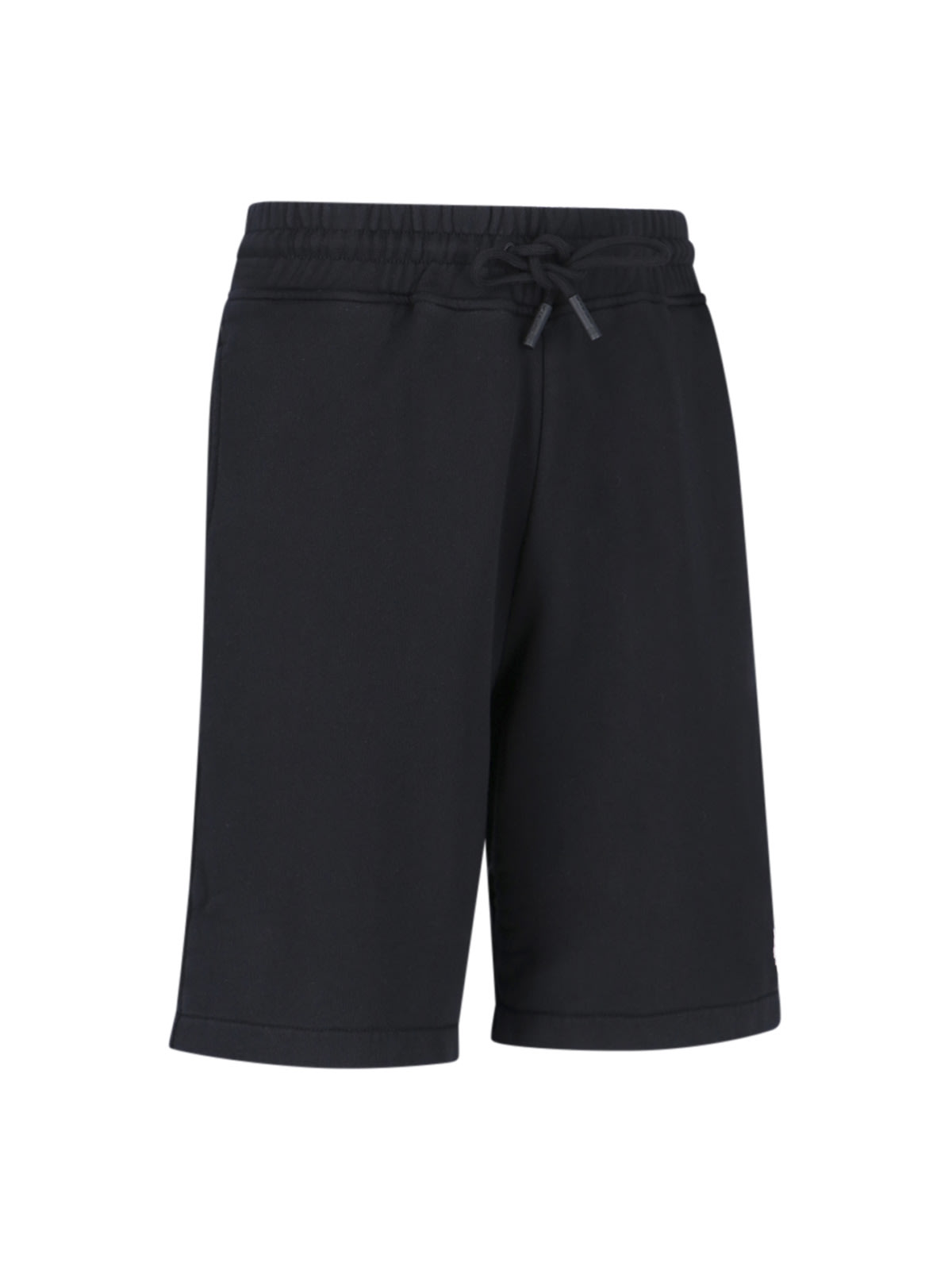 Shop Marcelo Burlon County Of Milan Cross Sport Shorts In Nero