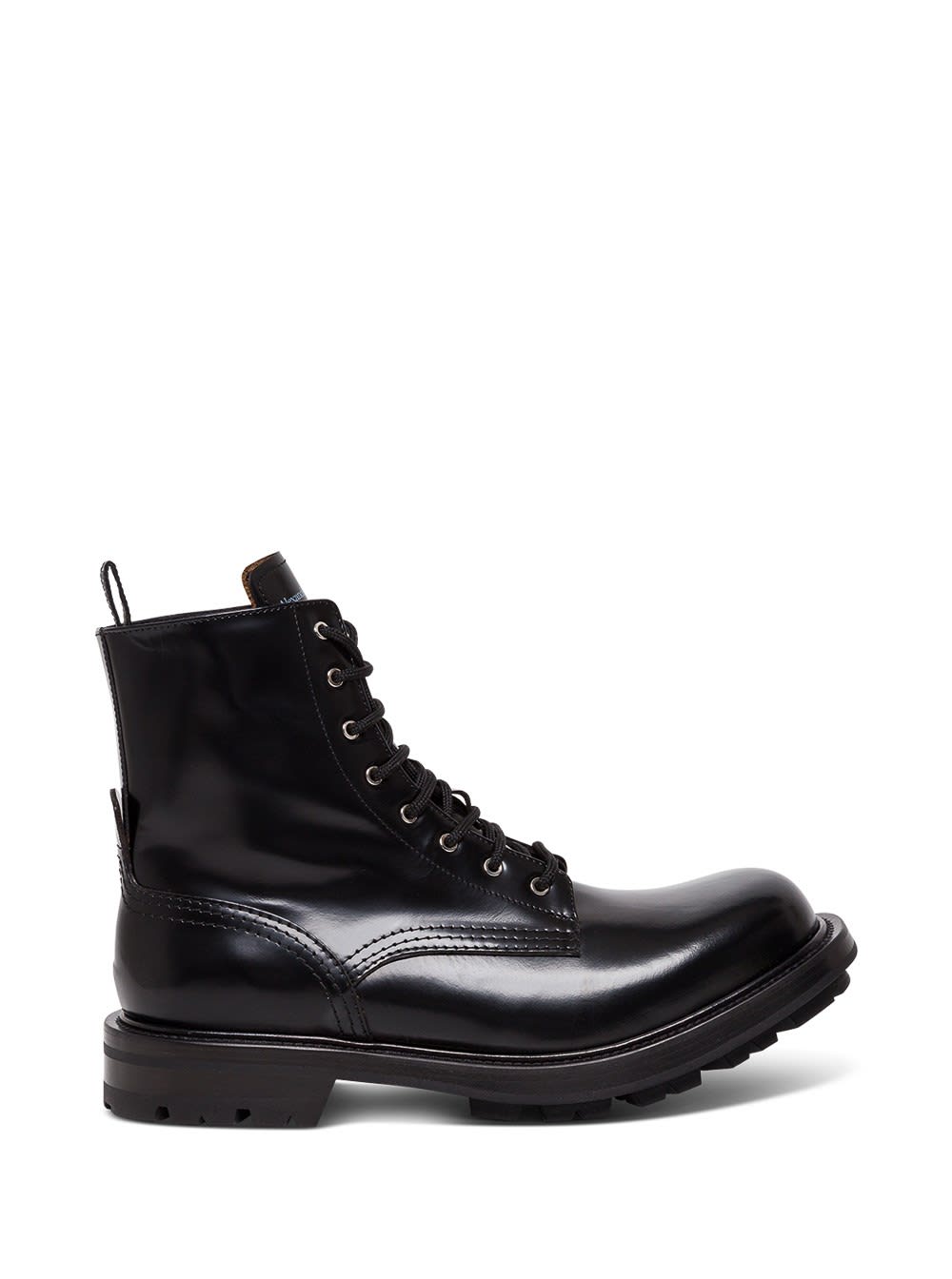 Alexander McQueen Worker Leather Boots