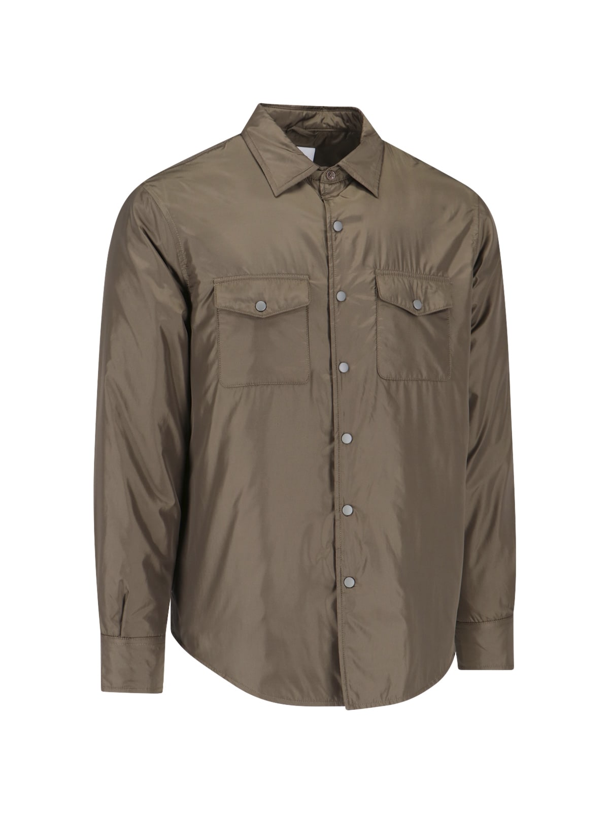Aspesi 13 Plus Shirt Long Sleeves In Green