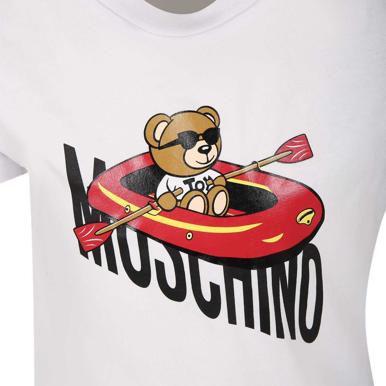 Shop Moschino Multicolored Set For Boy With Teddy Bear