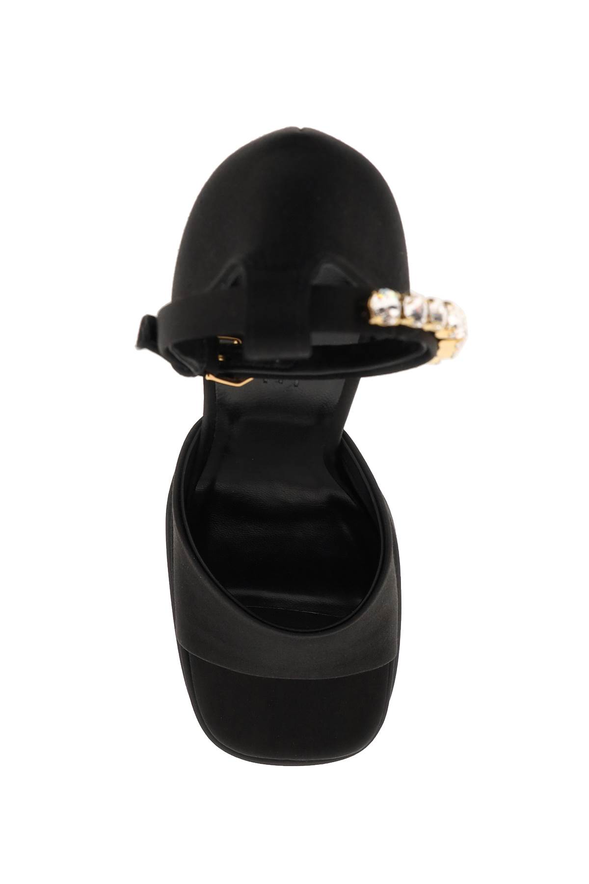 VERSACE MEDUSA AEVITAS DOUBLE PLATFORM SANDALS