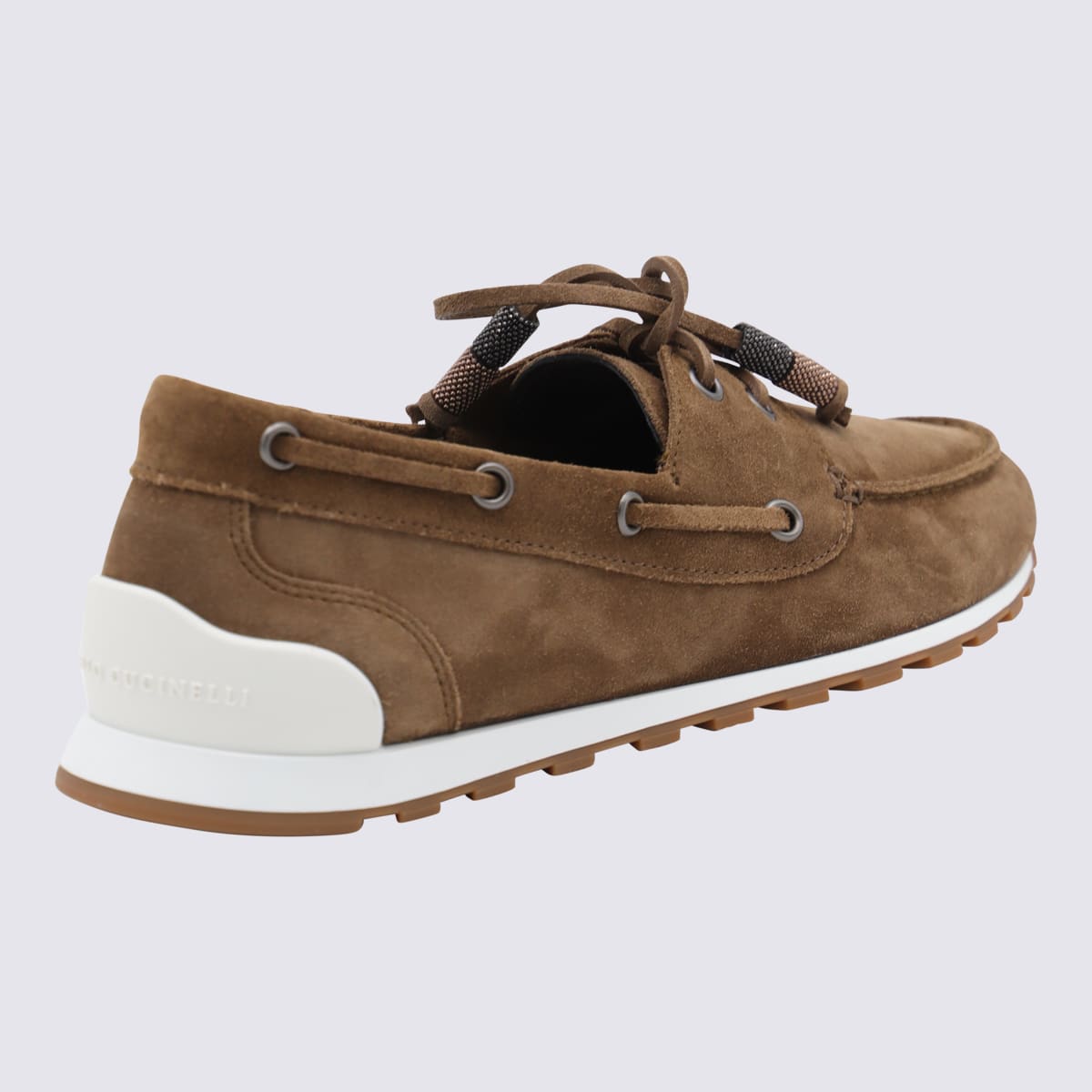 Brunello Cucinelli Suede Boat Shoes
