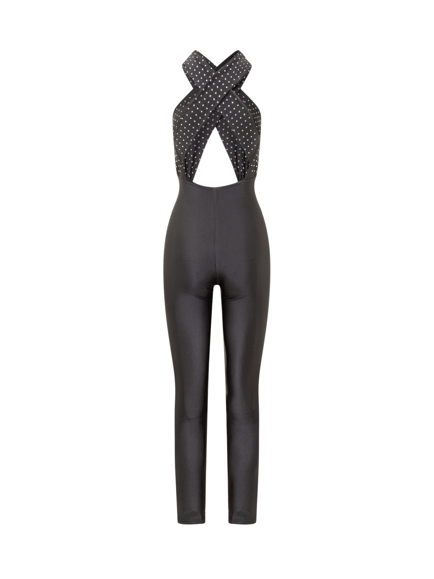 Shop The Andamane Hola Crystal Jumpsuit In Black