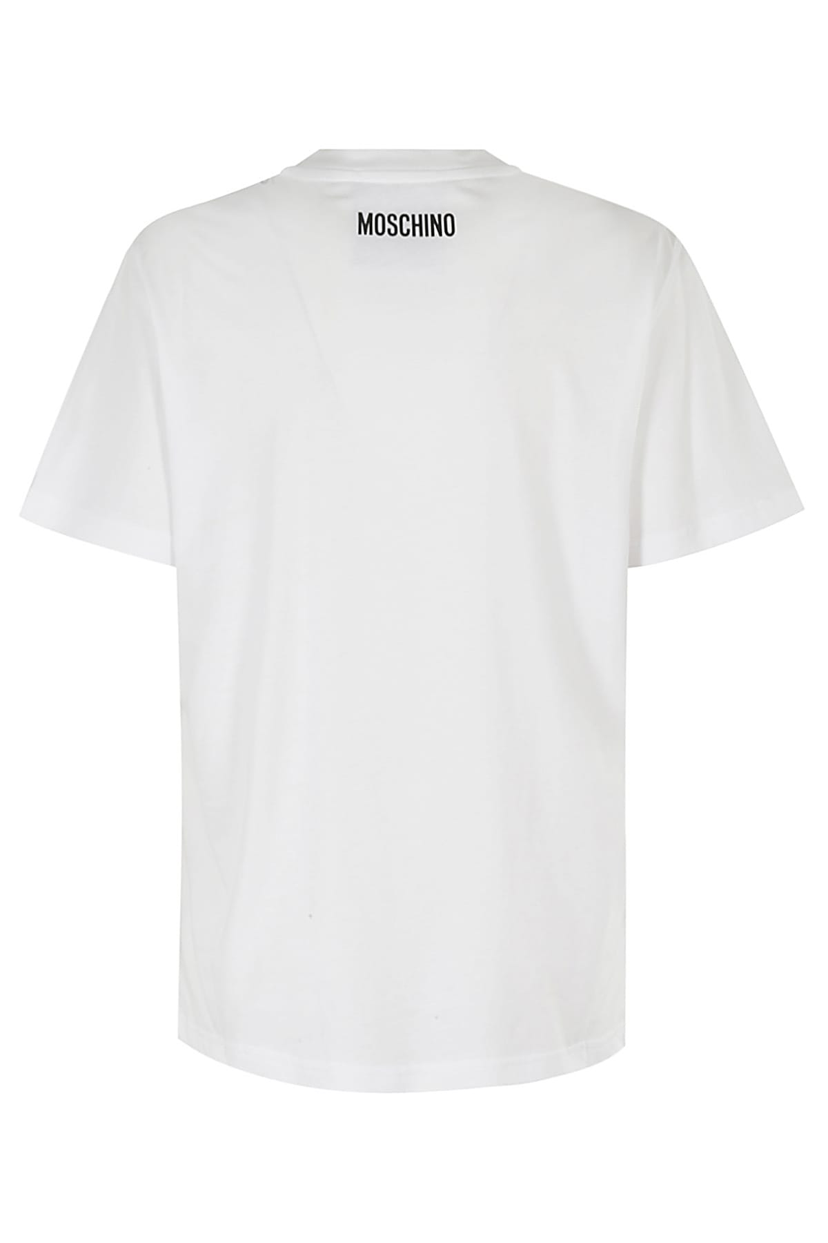 Shop Moschino T Shirt In Fantasia Bianco