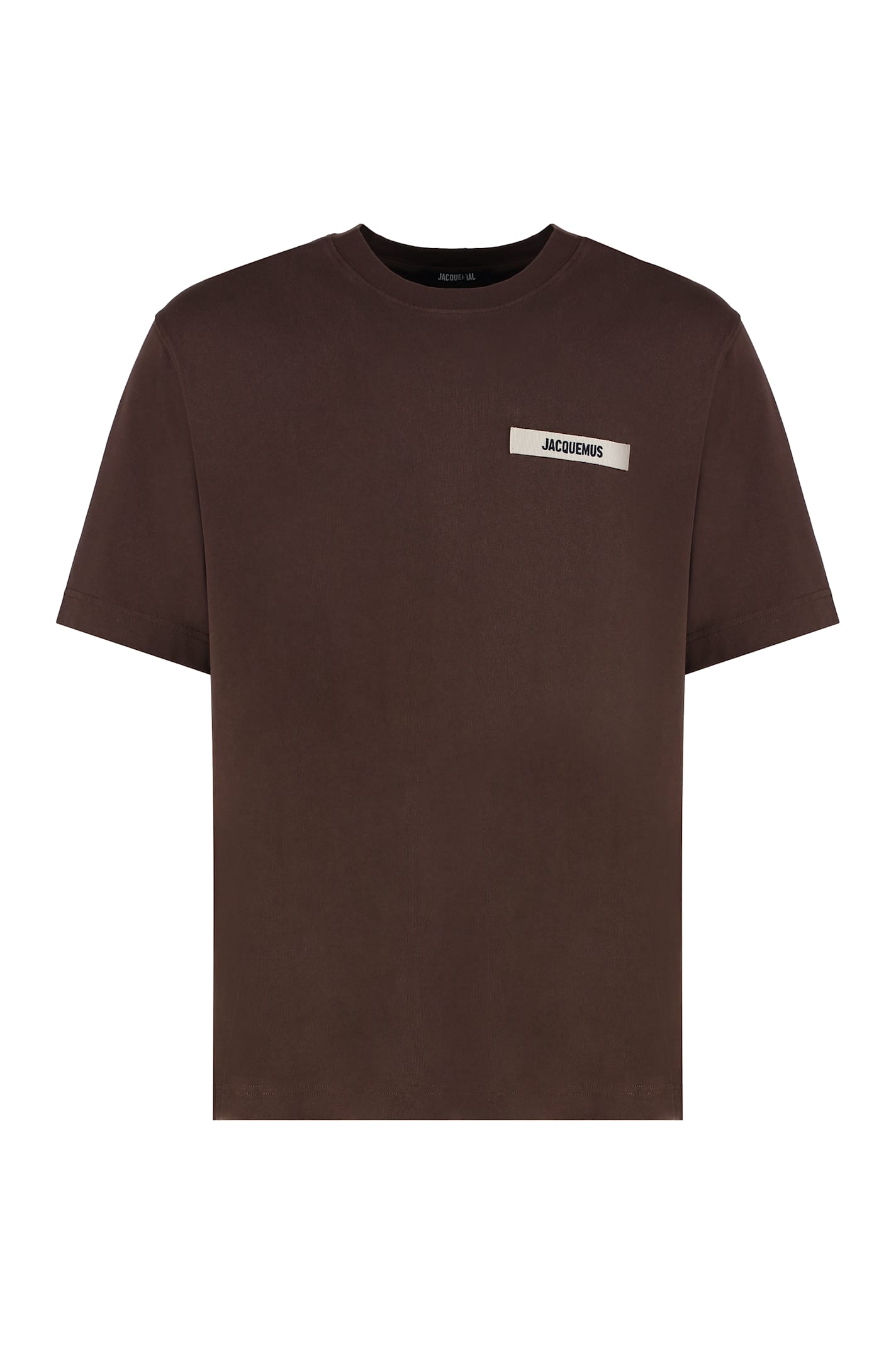 Gros Grain Cotton Crew-neck T-shirt