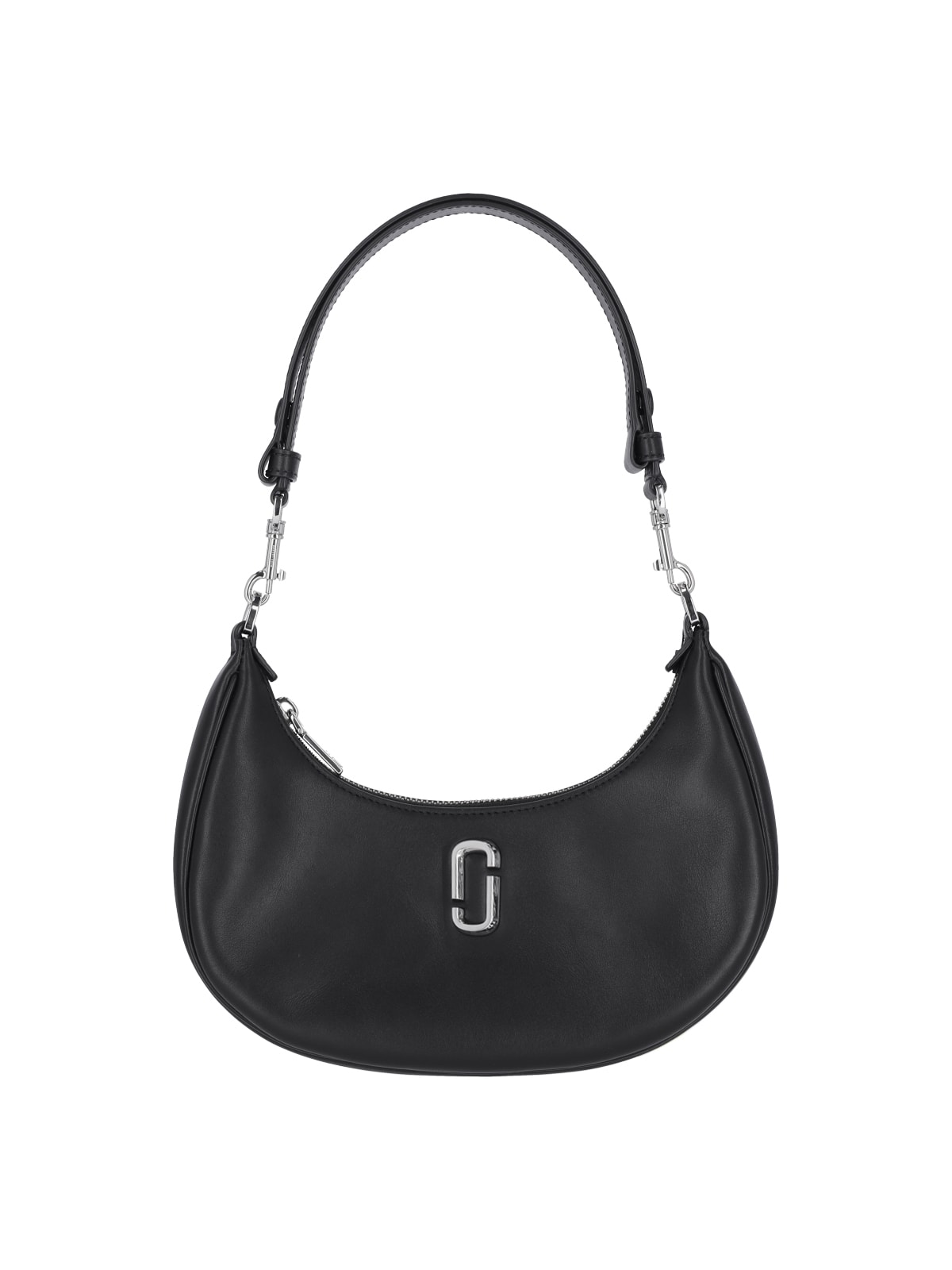 Shop Marc Jacobs Curve Shoulder Bag In Black