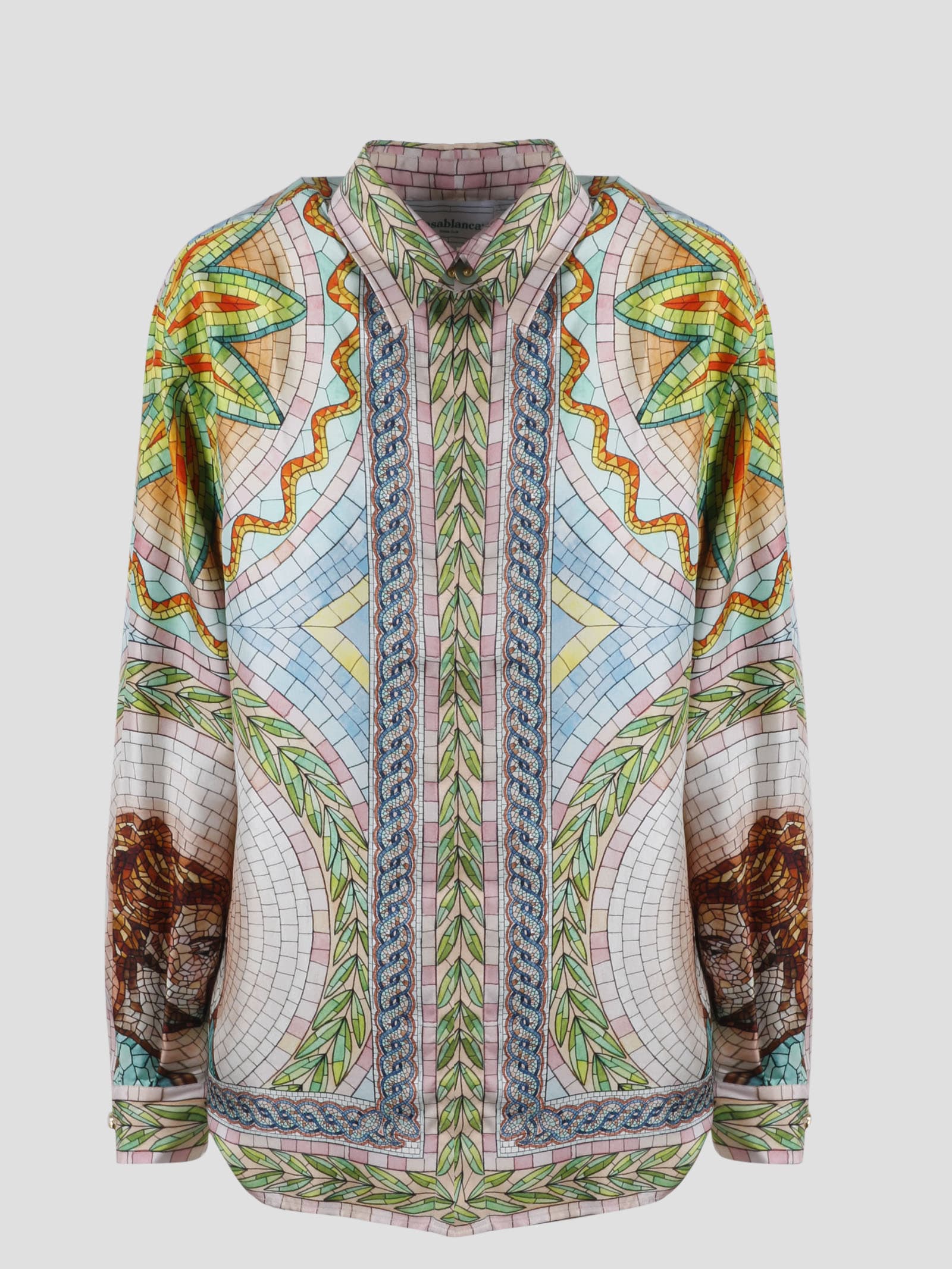 Casablanca Printed Silk Shirt